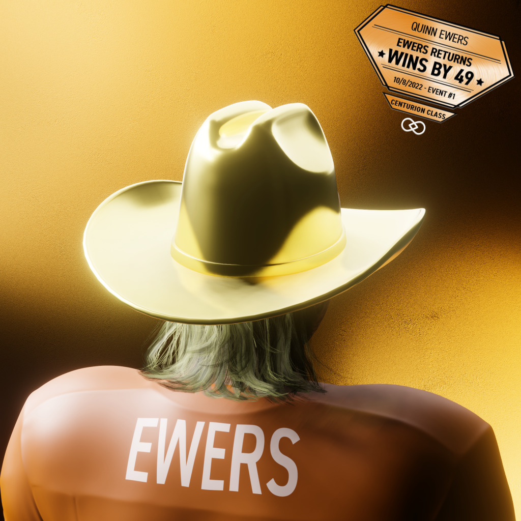 Ewers #1: Ewers Returns Wins By 49 - Centurion Founders Class