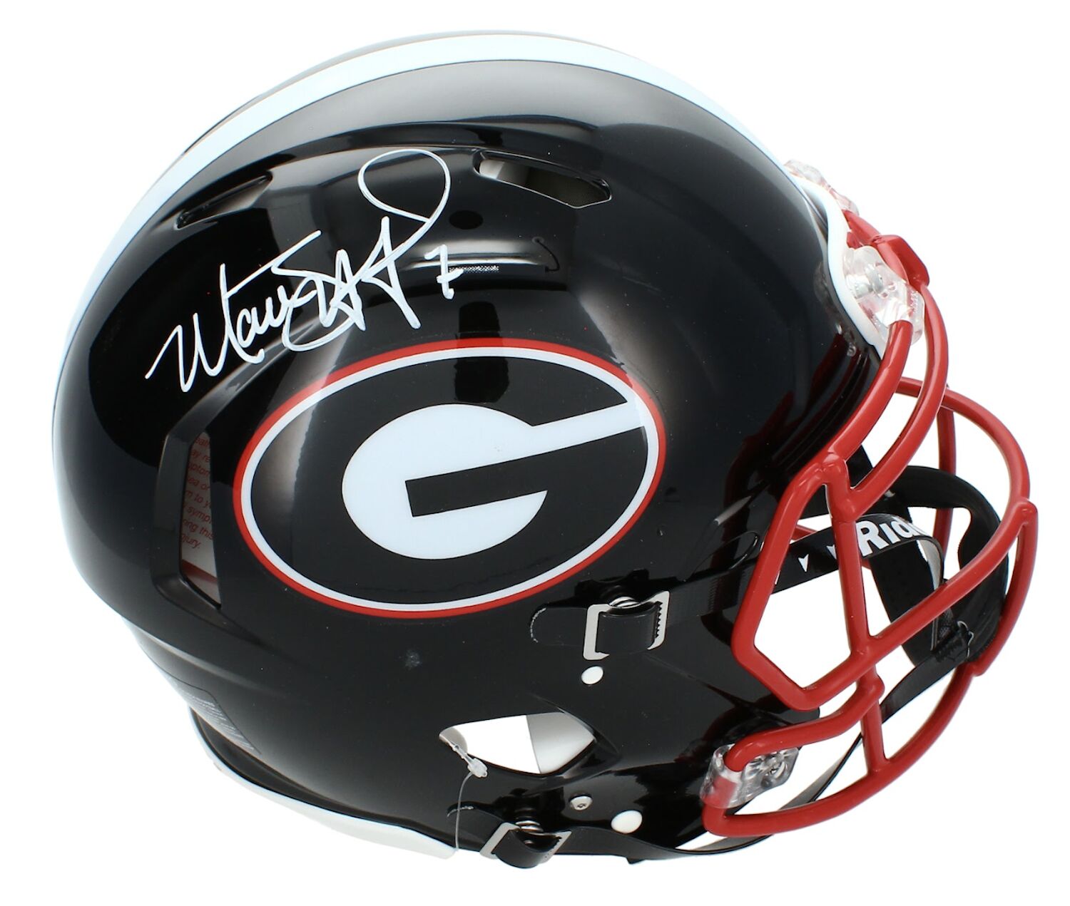 Matthew Stafford Autographed Georgia Bulldogs Alternate Black Authentic Speed Helmet Beckett