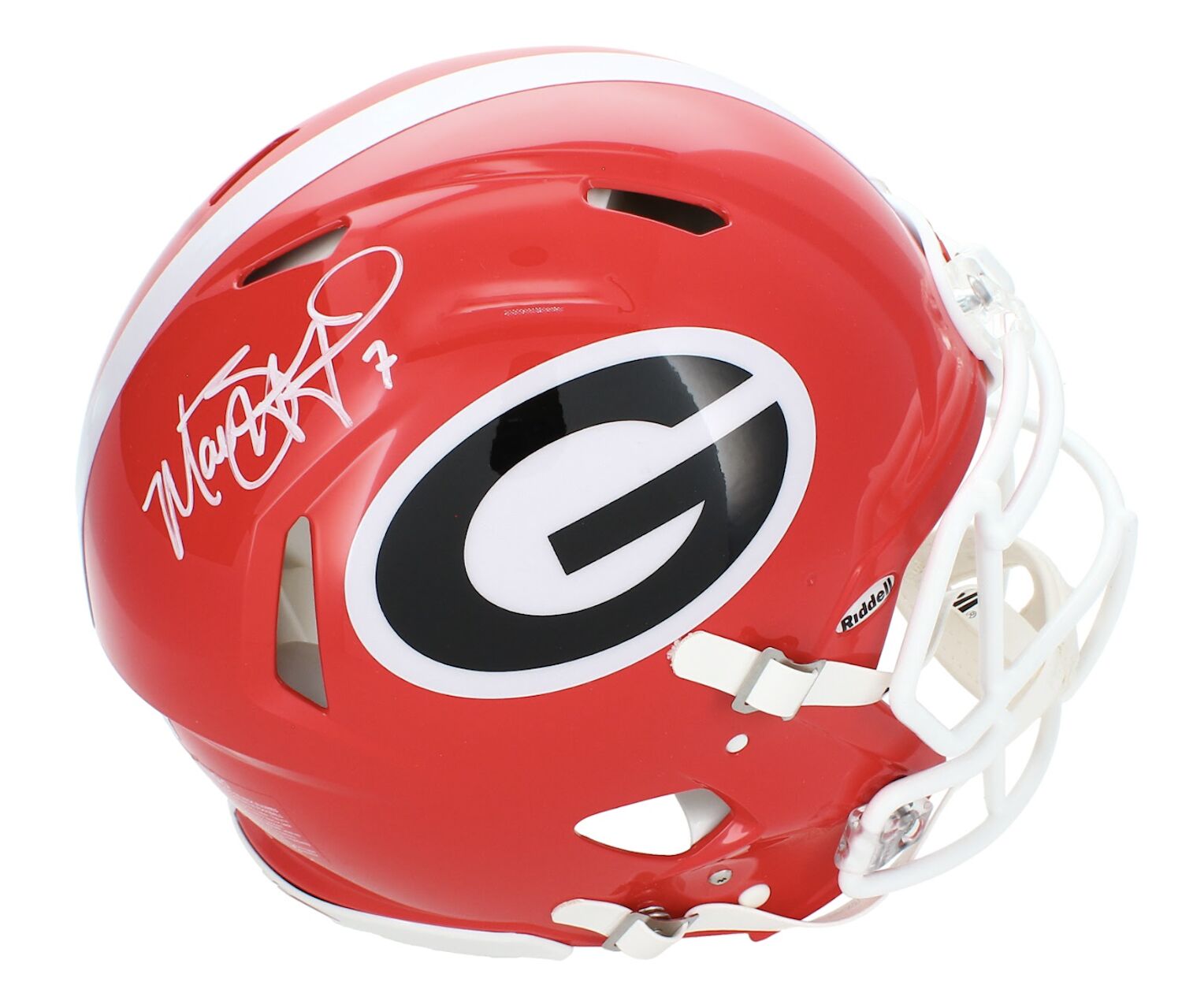 Matthew Stafford Autographed Georgia Bulldogs Authentic Speed Helmet Beckett