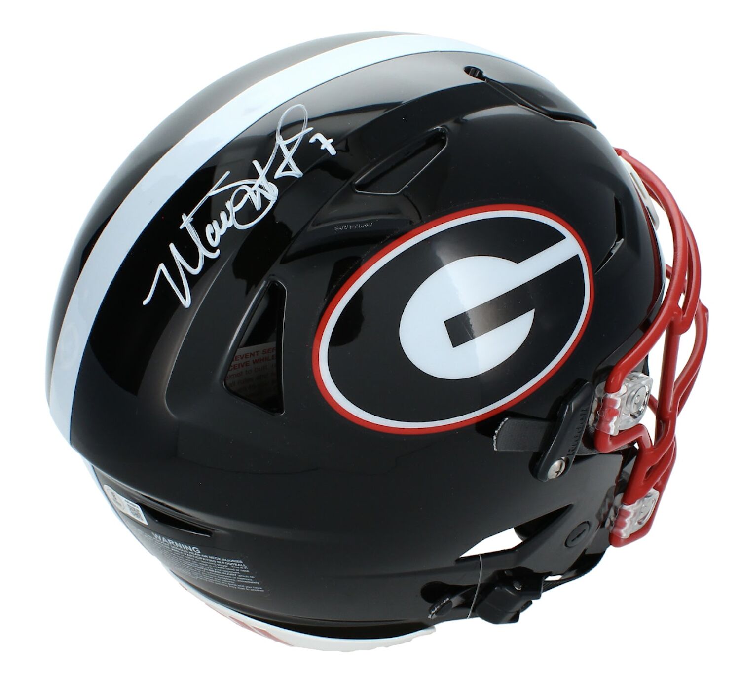 Matthew Stafford Autographed Georgia Bulldogs Alternate Black SpeedFlex Authentic Helmet Beckett