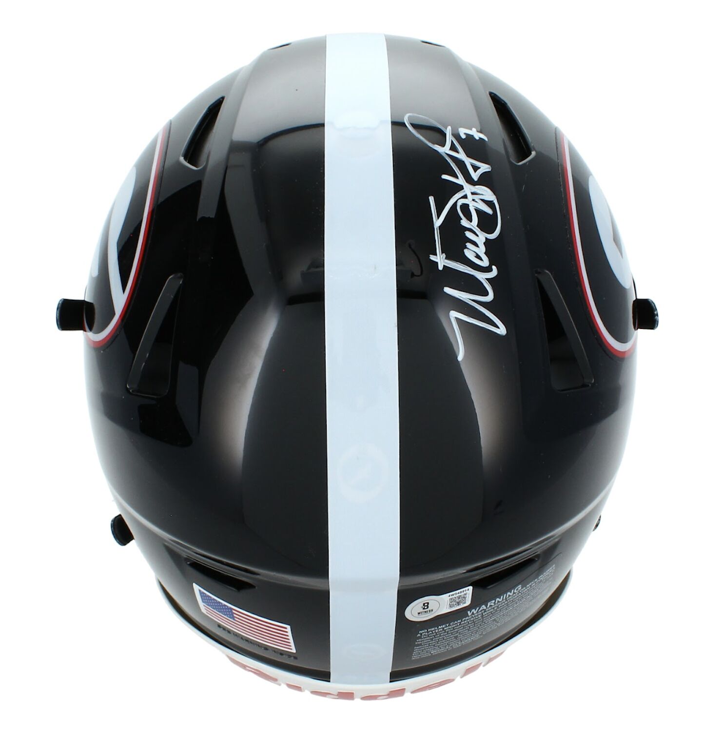 Matthew Stafford Autographed Georgia Bulldogs Alternate Black SpeedFlex Authentic Helmet Beckett
