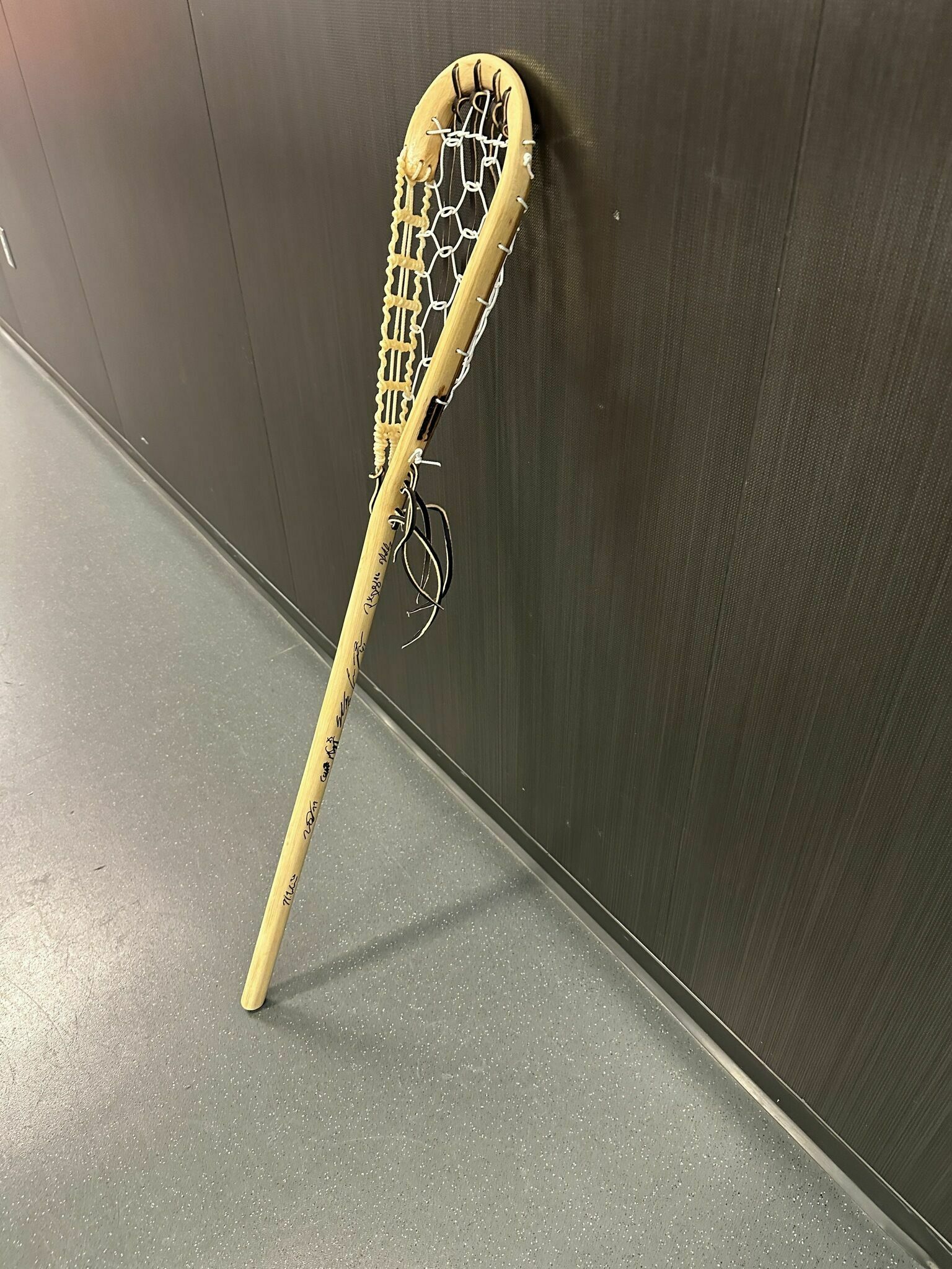 Buffalo Bandits Signed Handcrafted Wood Stick
