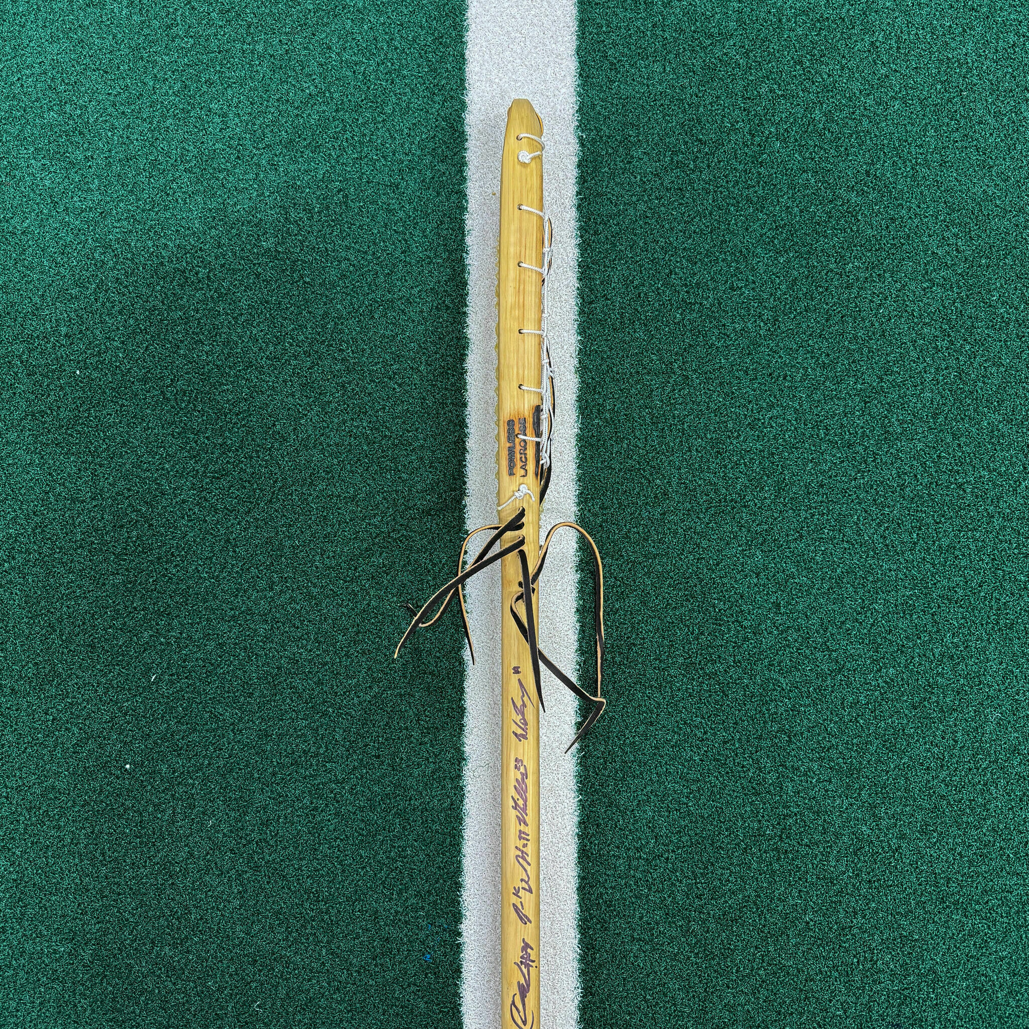 Colorado Mammoth Signed Handcrafted Wood Stick