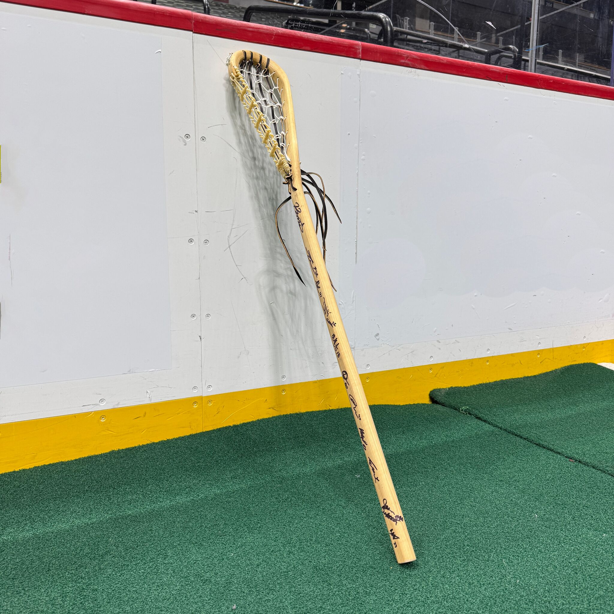 Colorado Mammoth Signed Handcrafted Wood Stick