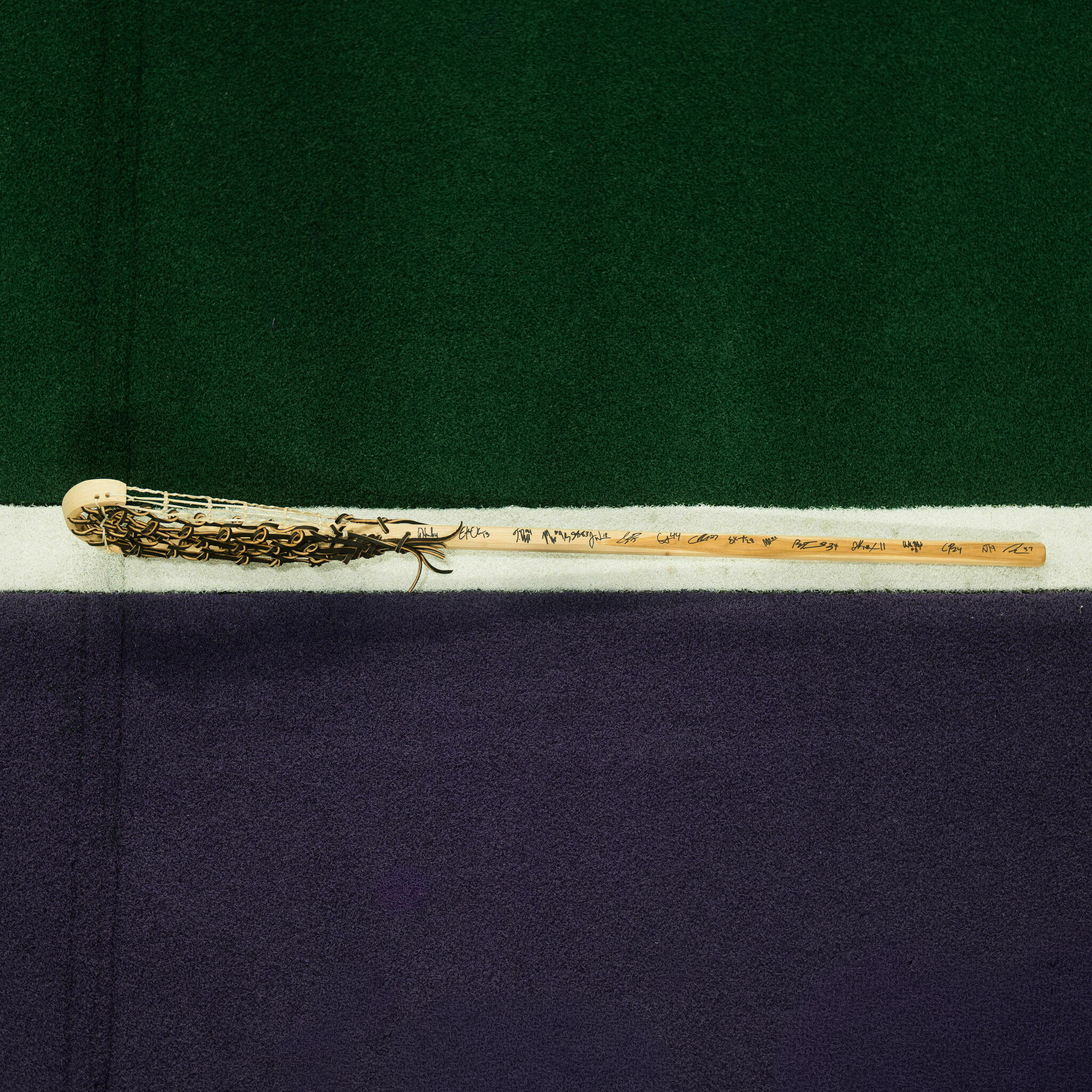 Halifax Thunderbirds Signed Handcrafted Wood Stick