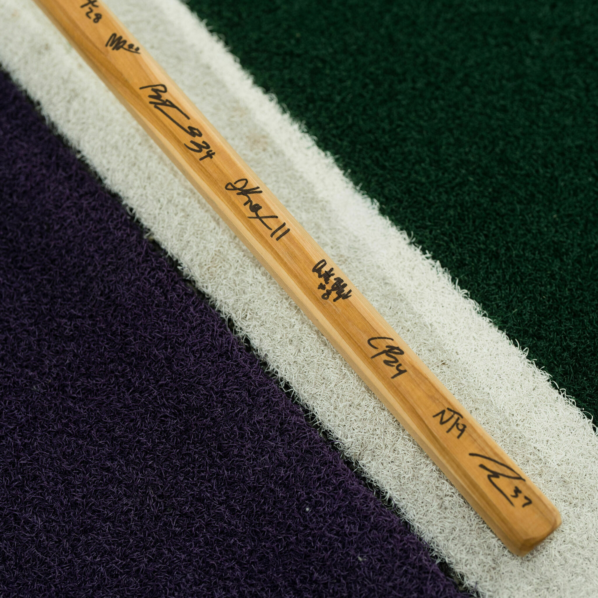 Halifax Thunderbirds Signed Handcrafted Wood Stick