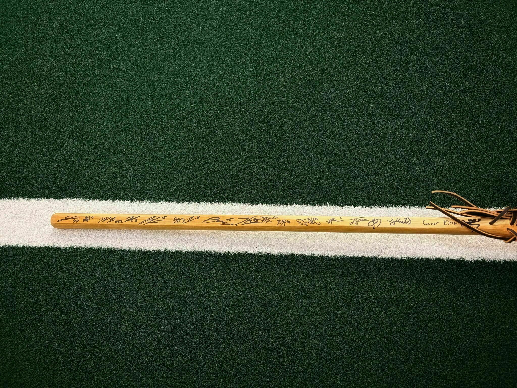 Las Vegas Desert Dogs Signed Handcrafted Wood Stick