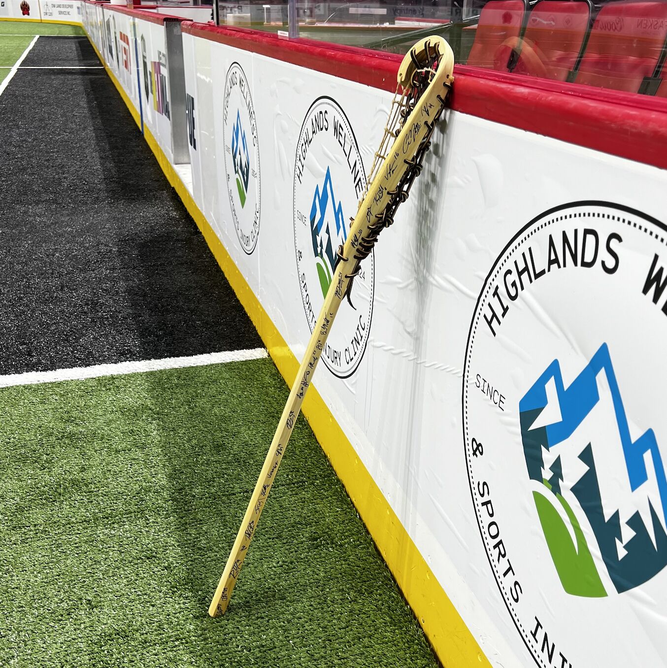 Ottawa Black Bears Signed Handcrafted Wood Stick