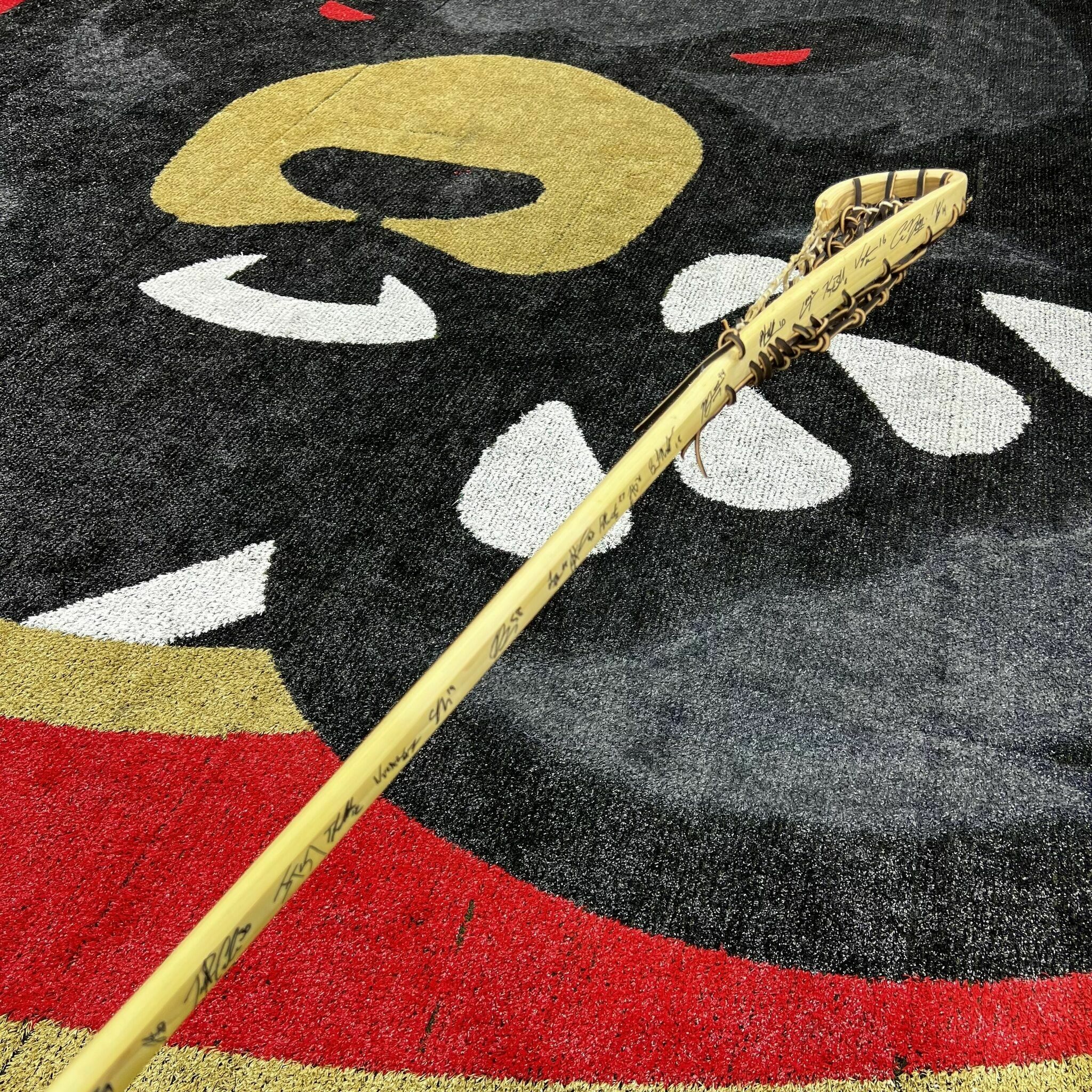 Ottawa Black Bears Signed Handcrafted Wood Stick