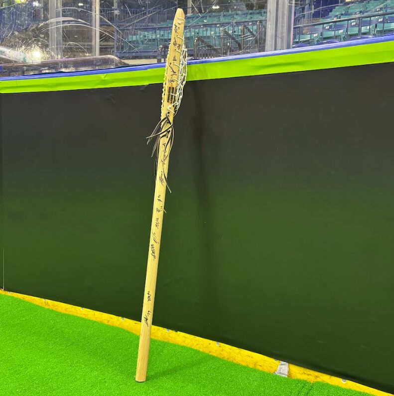 Saskatchewan Rush Signed Handcrafted Wood Stick