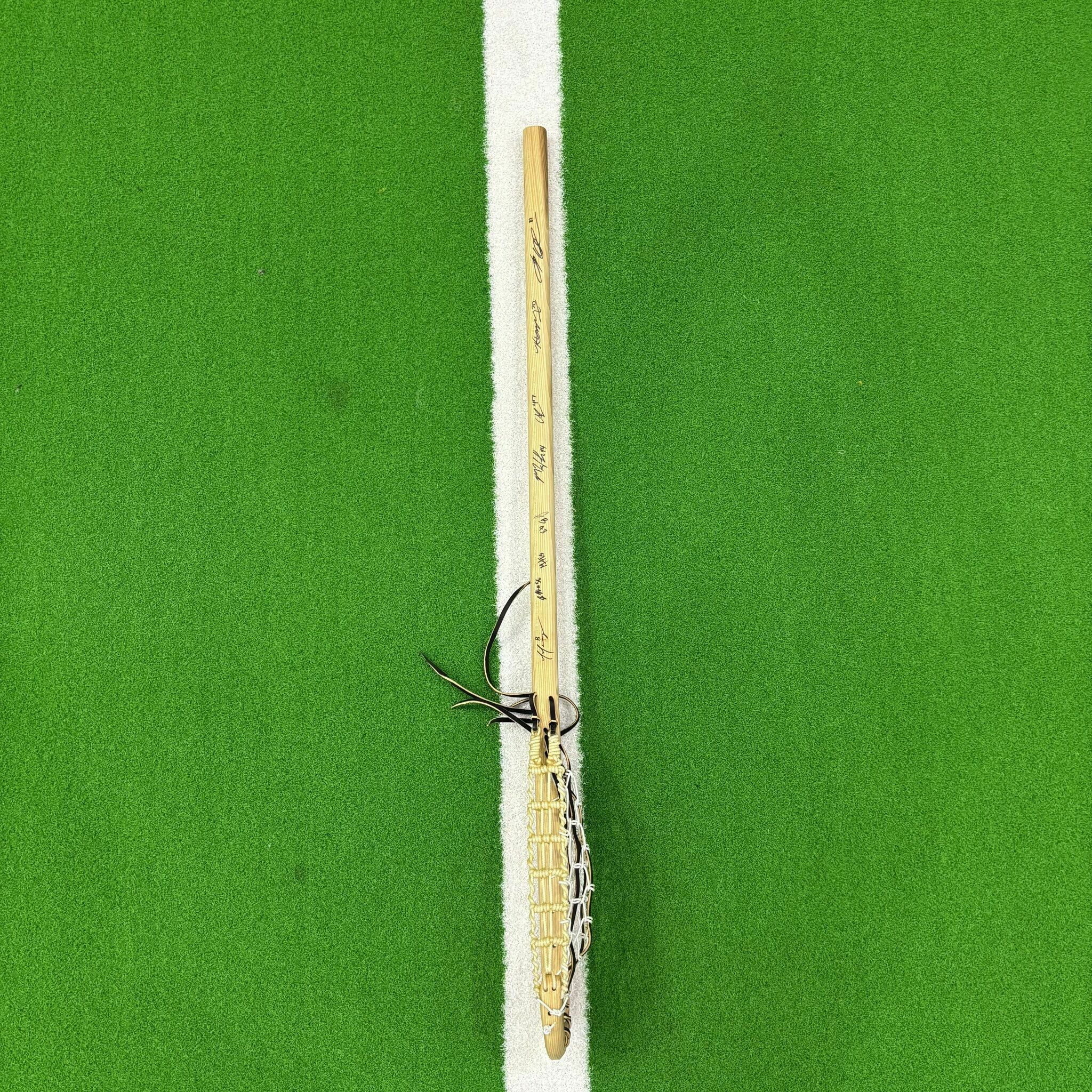 Saskatchewan Rush Signed Handcrafted Wood Stick