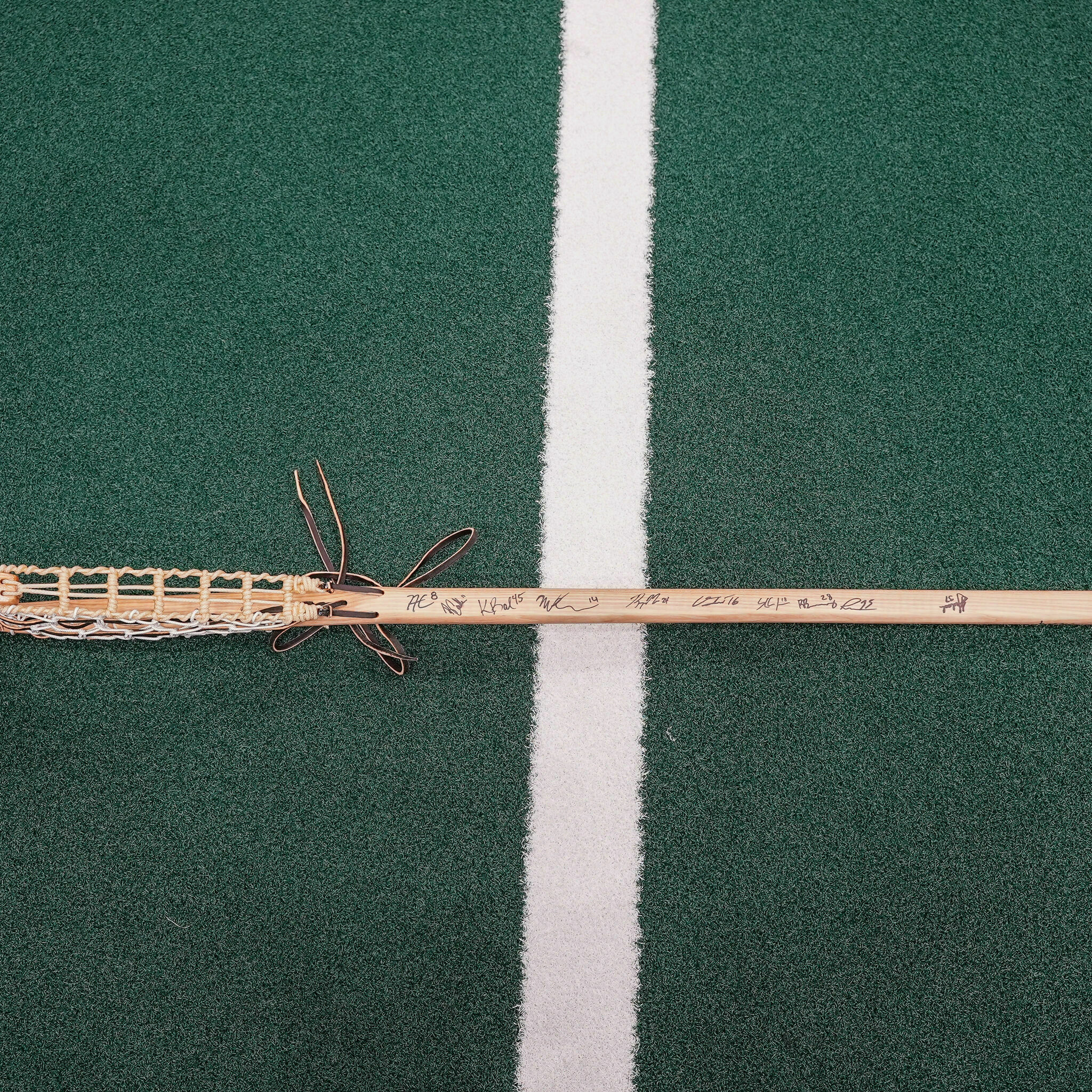 Vancouver Warriors Signed Handcrafted Wood Stick