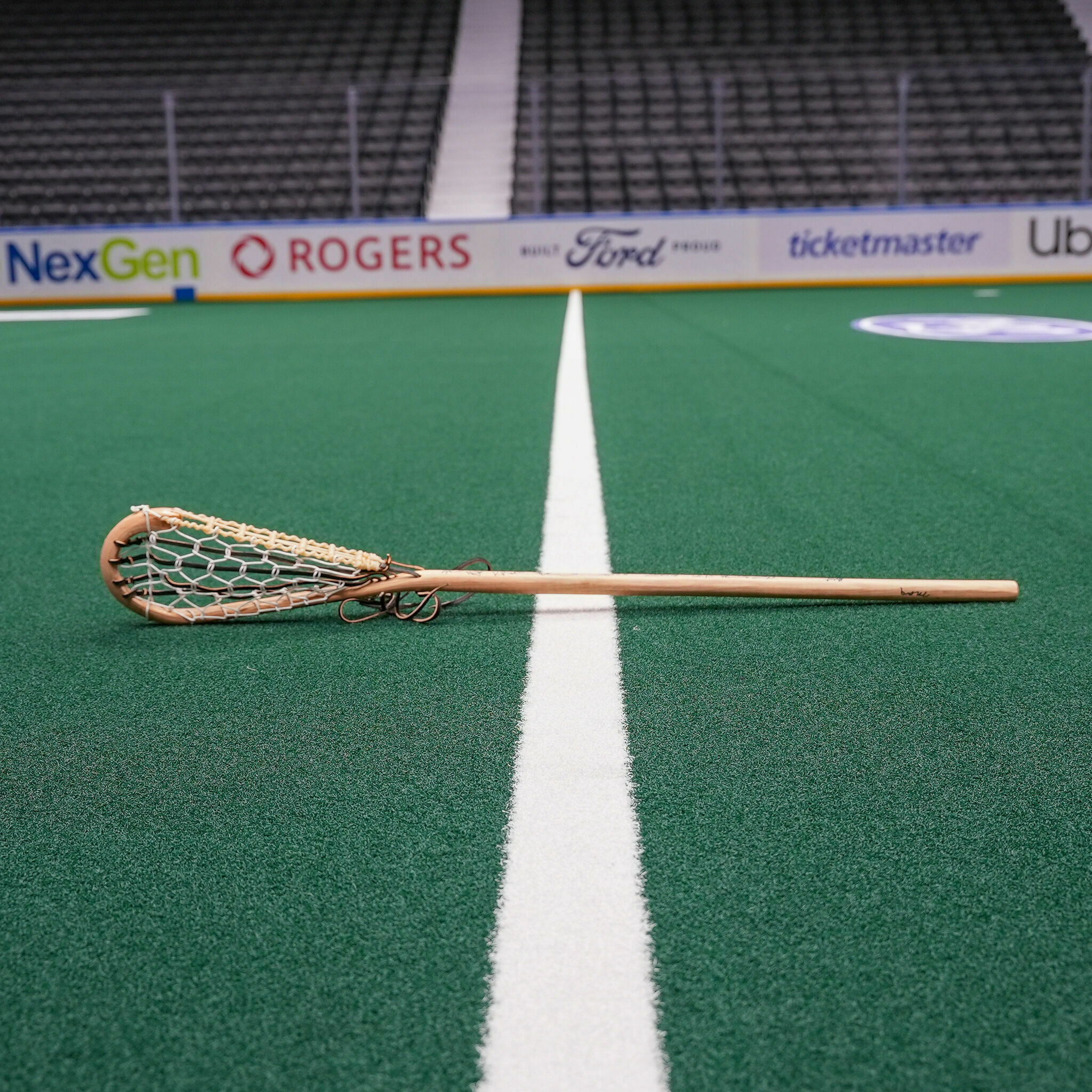 Vancouver Warriors Signed Handcrafted Wood Stick