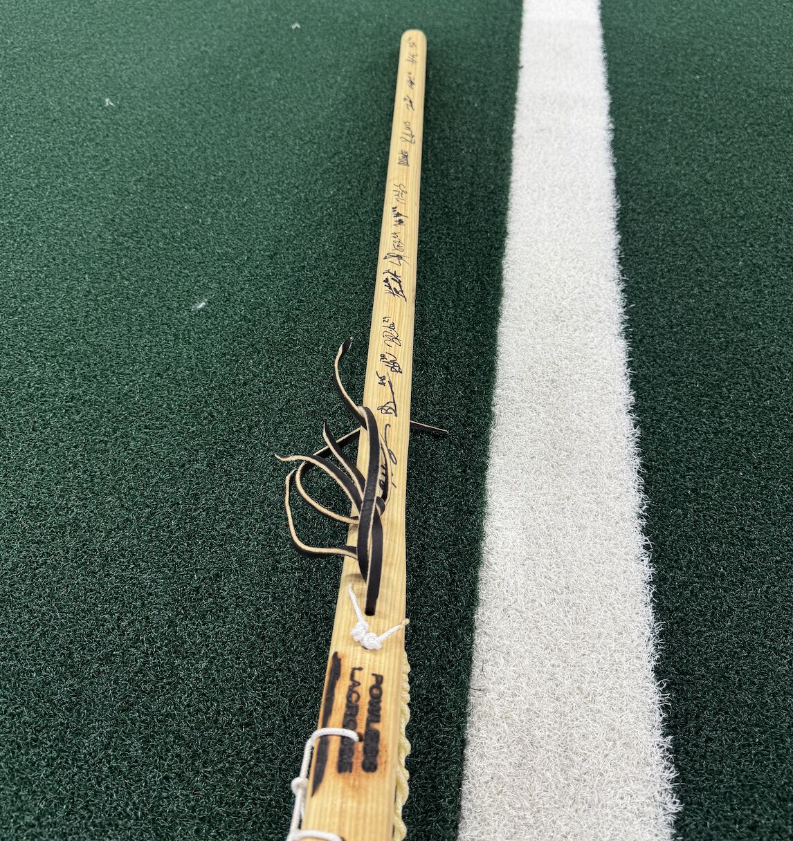 Georgia Swarm Signed Handcrafted Wood Stick