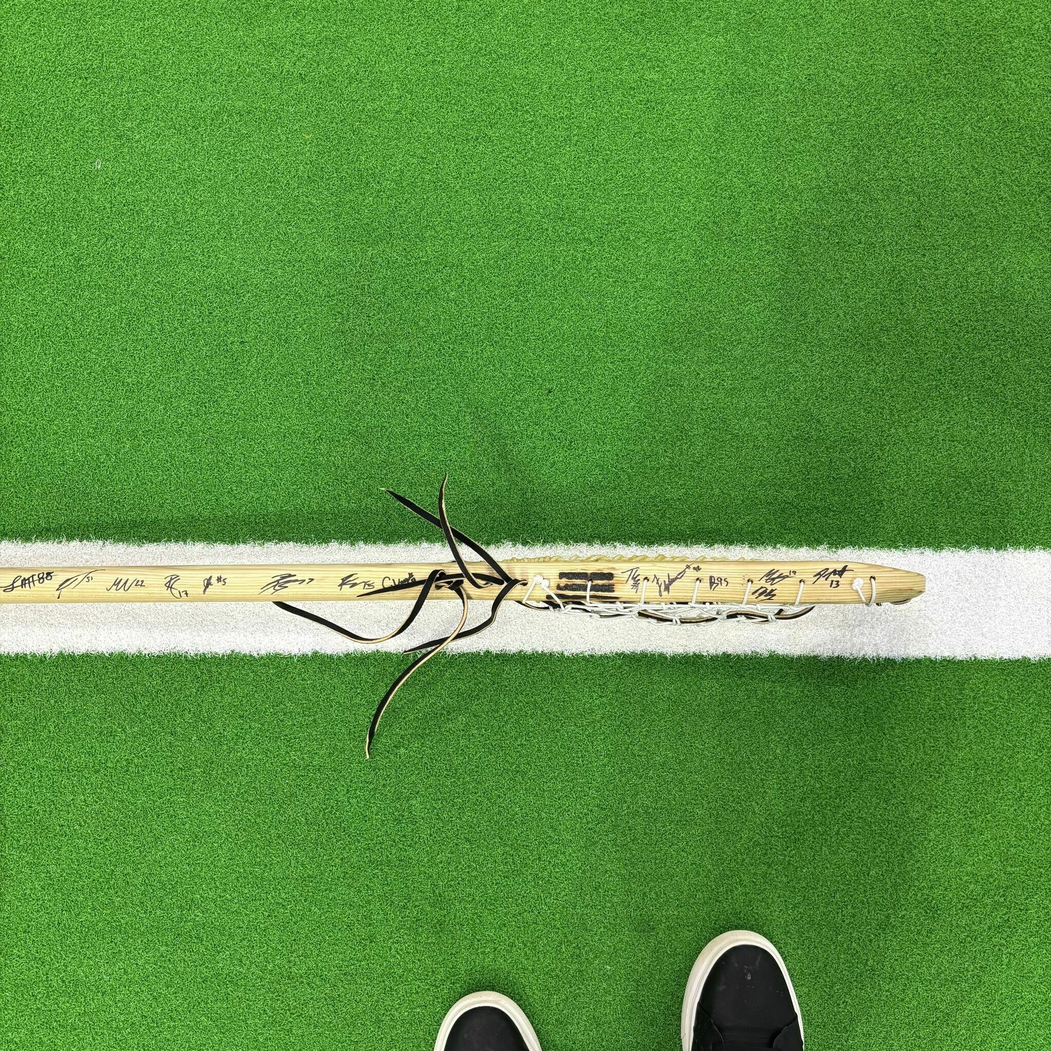 Saskatchewan Rush Signed Handcrafted Wood Stick