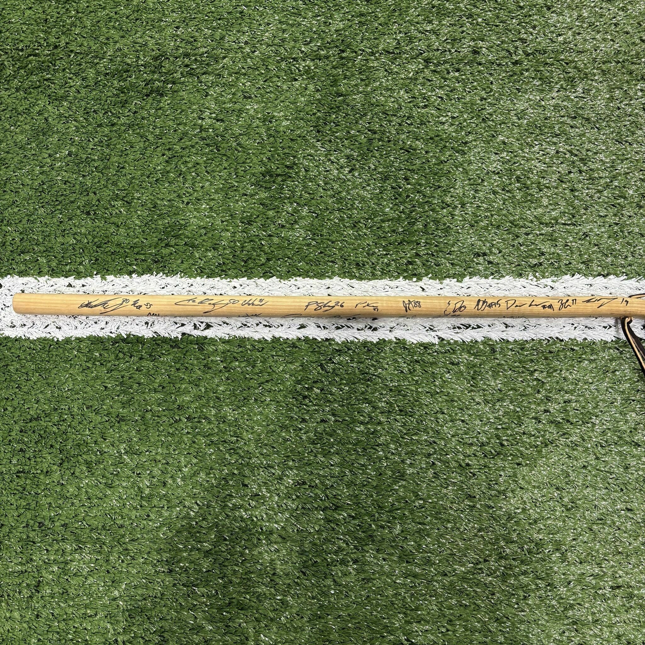 San Diego Seals Signed Handcrafted Wood Stick