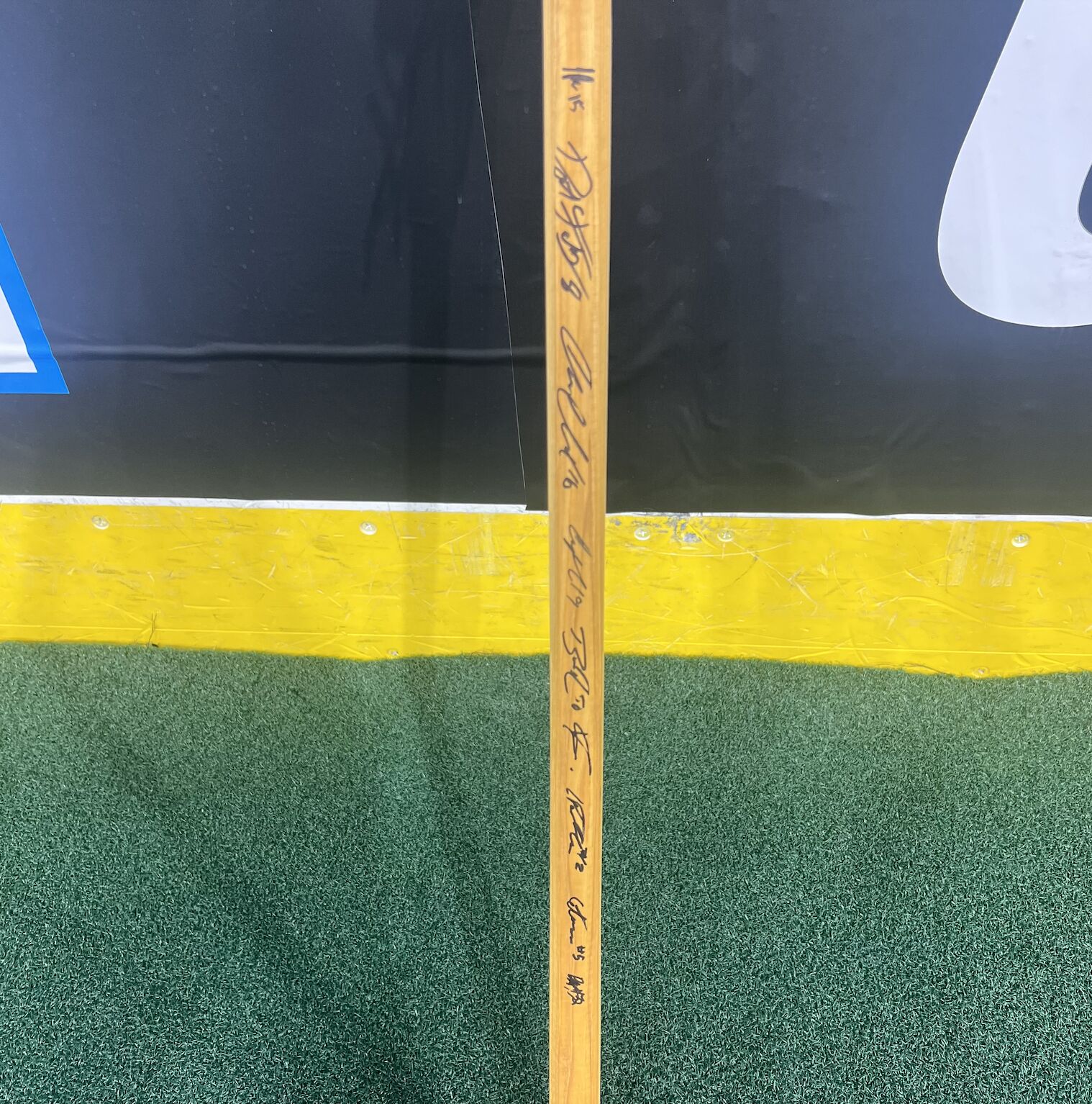 Philadelphia Wings Signed Handcrafted Wood Stick