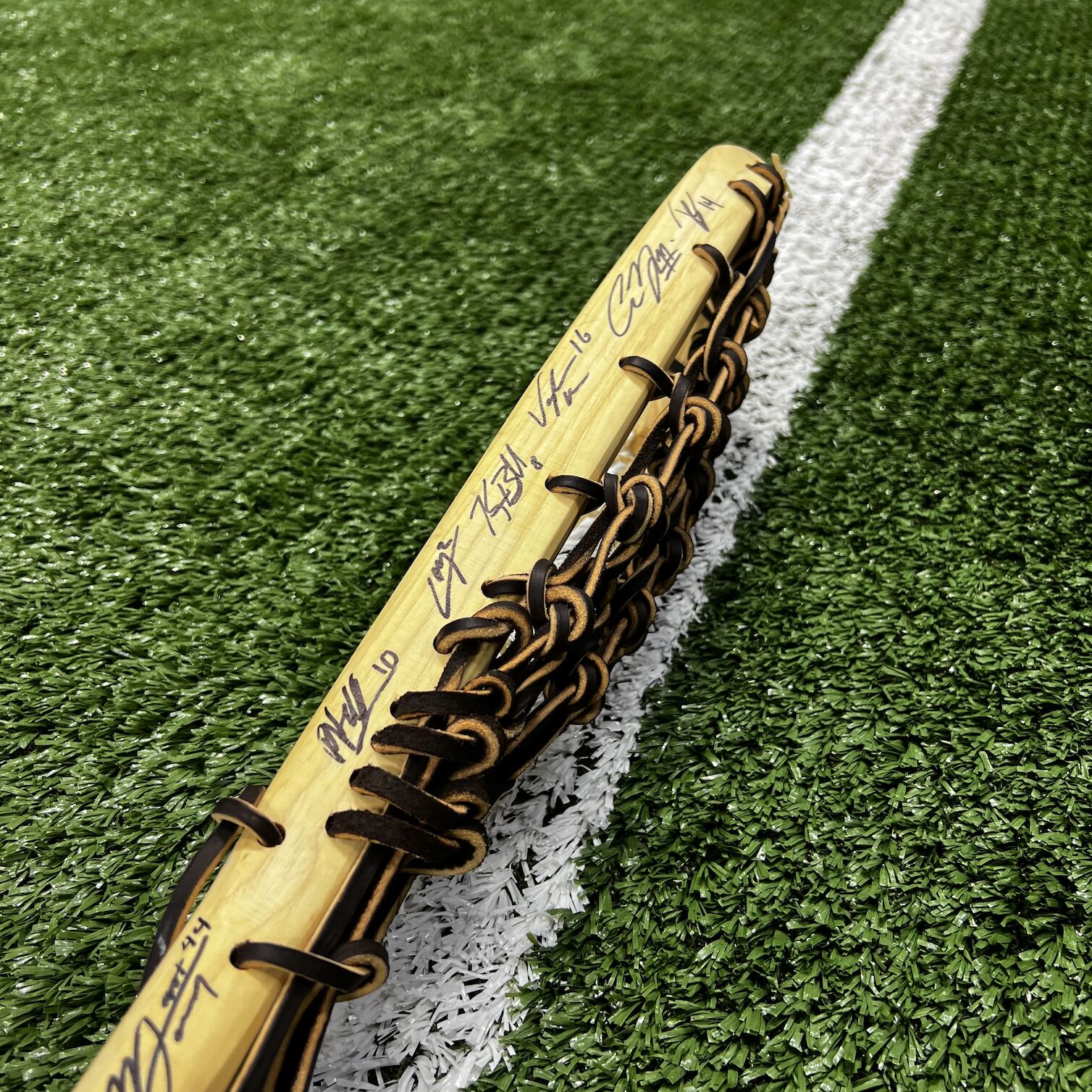 Ottawa Black Bears Signed Handcrafted Wood Stick