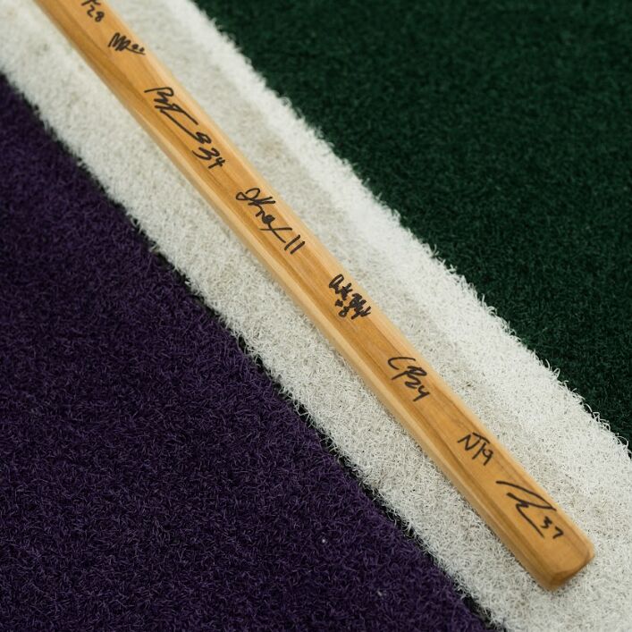 Halifax Thunderbirds Signed Handcrafted Wood Stick