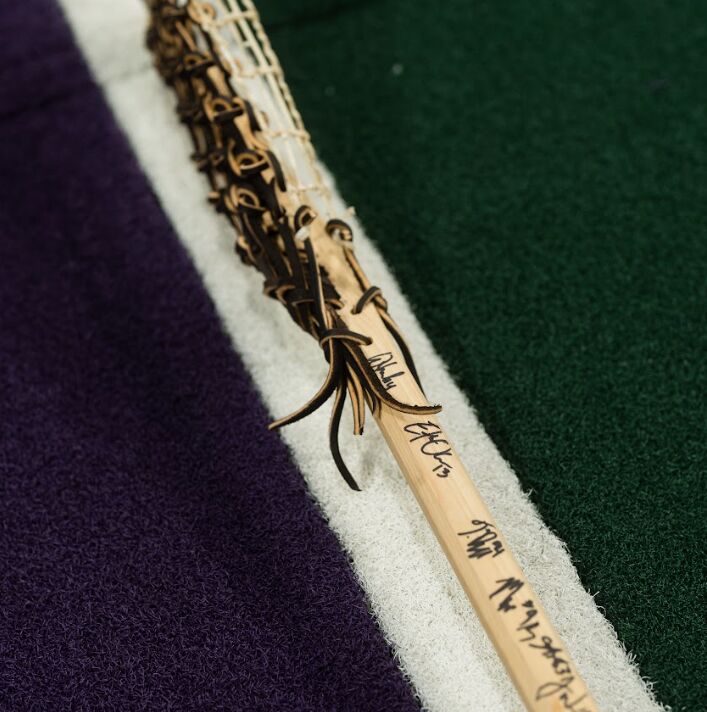 Halifax Thunderbirds Signed Handcrafted Wood Stick