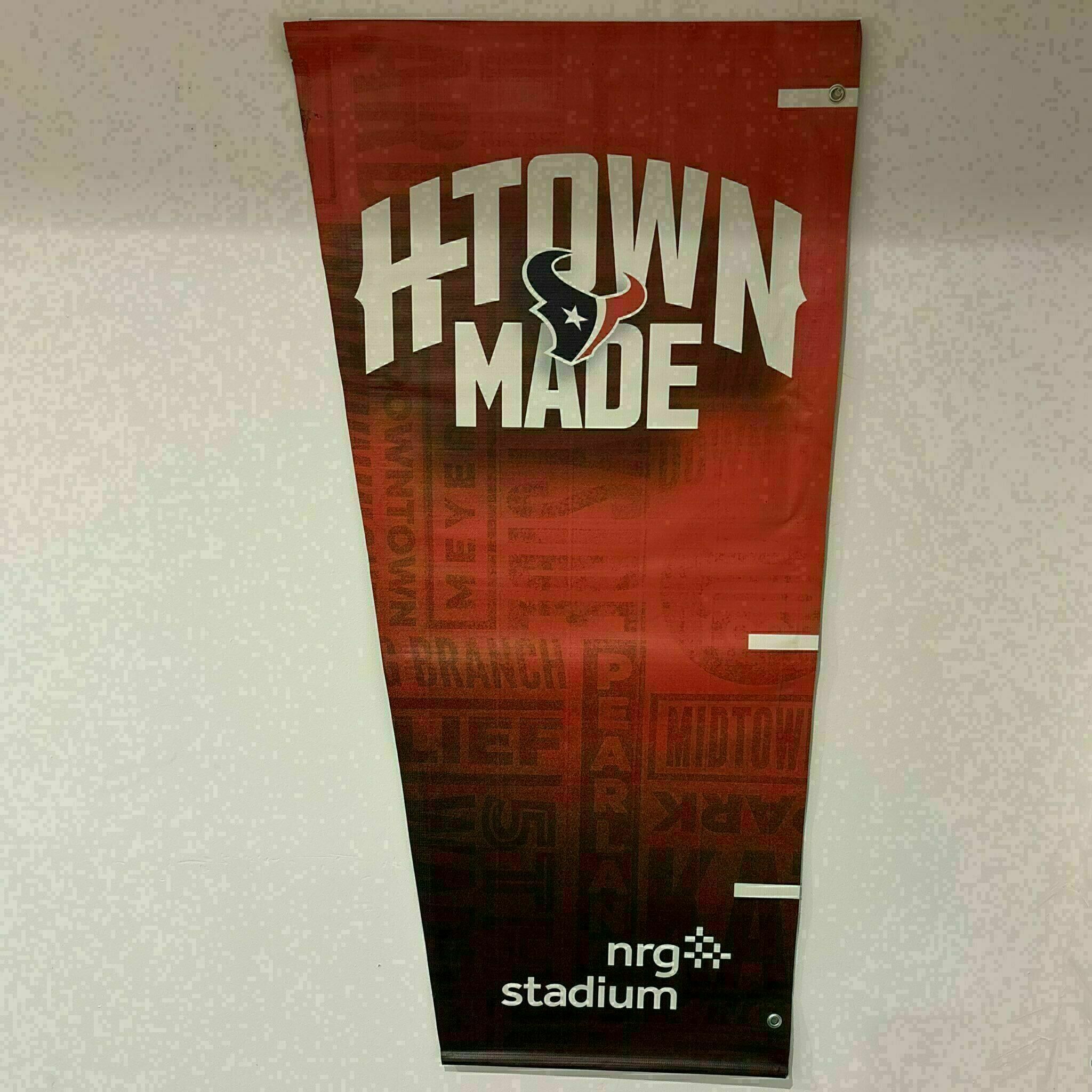 #24 Stingley Jr NRG Stadium-Used Player Banner