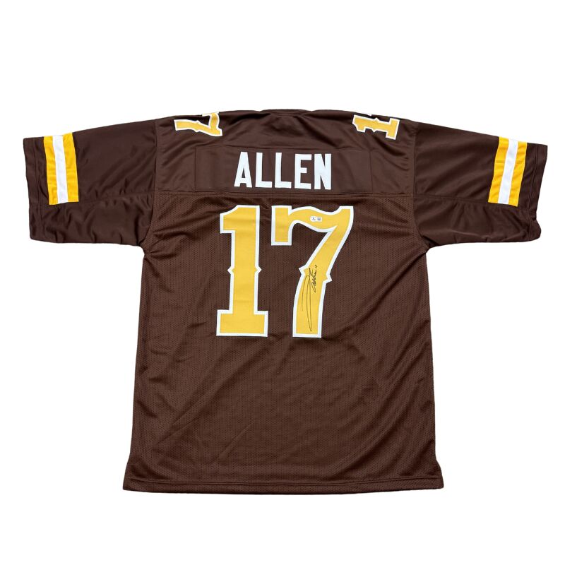 Josh Allen Wyoming Brown Jersey