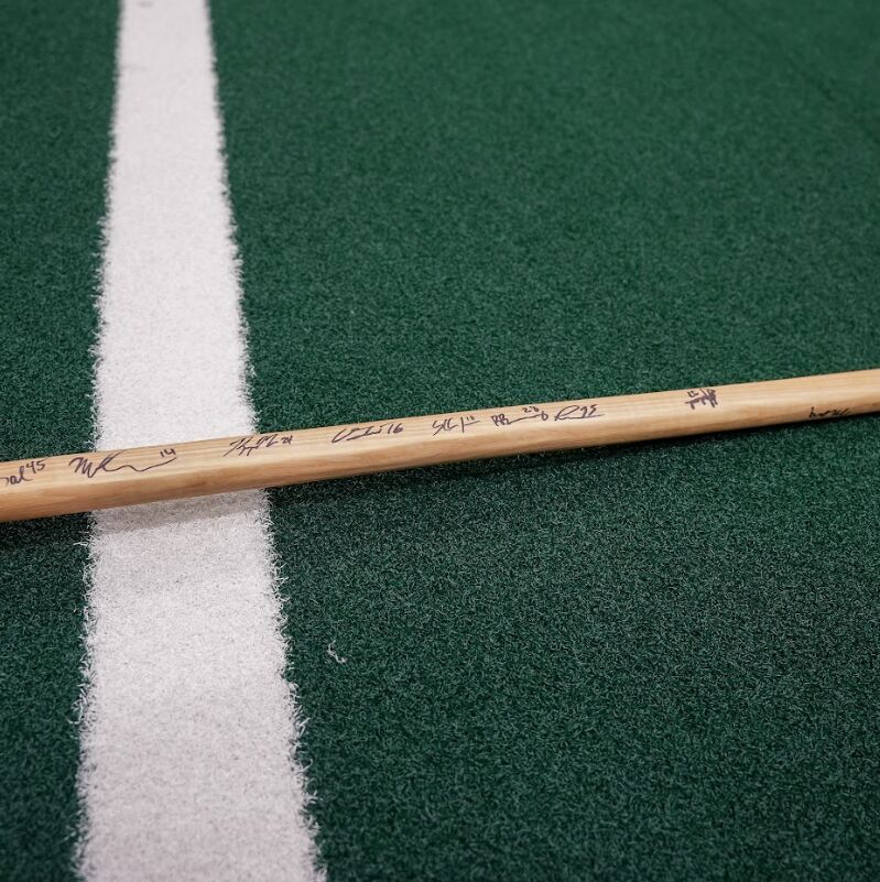 Vancouver Warriors Signed Handcrafted Wood Stick