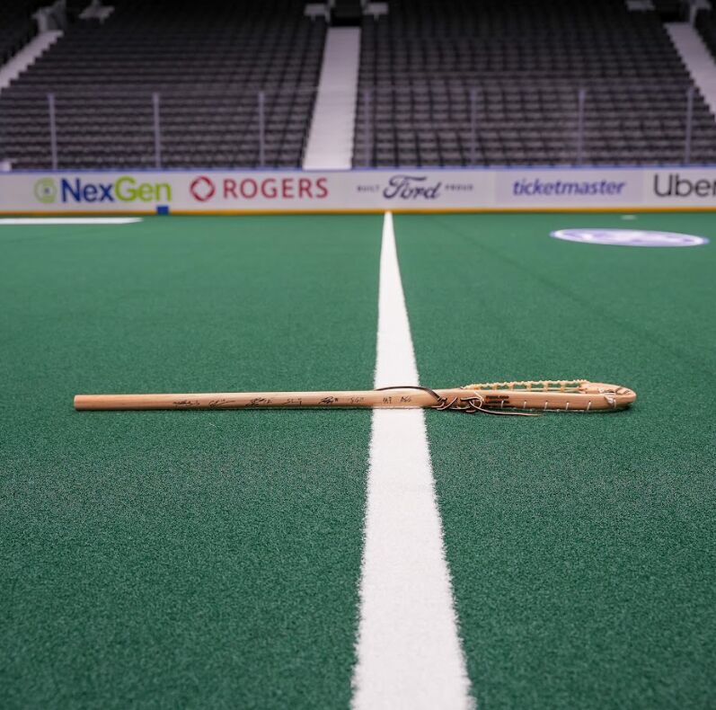 Vancouver Warriors Signed Handcrafted Wood Stick