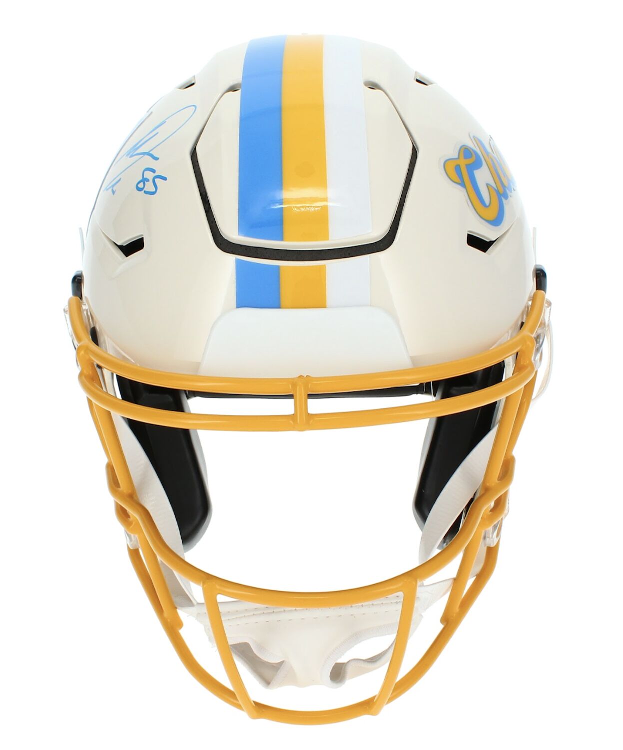Antonio Gates Autographed Los Angeles Chargers 'Retro' SpeedFlex Authentic Helmet Beckett