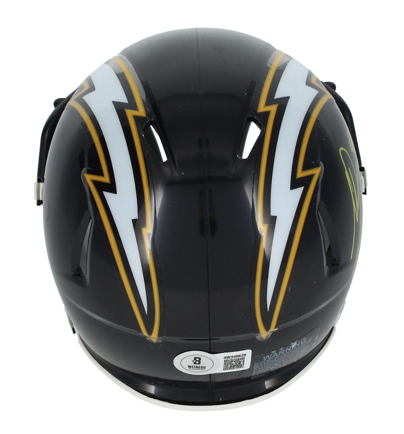 Antonio Gates Autographed Los Angeles Chargers Throwback Mini Helmet Beckett