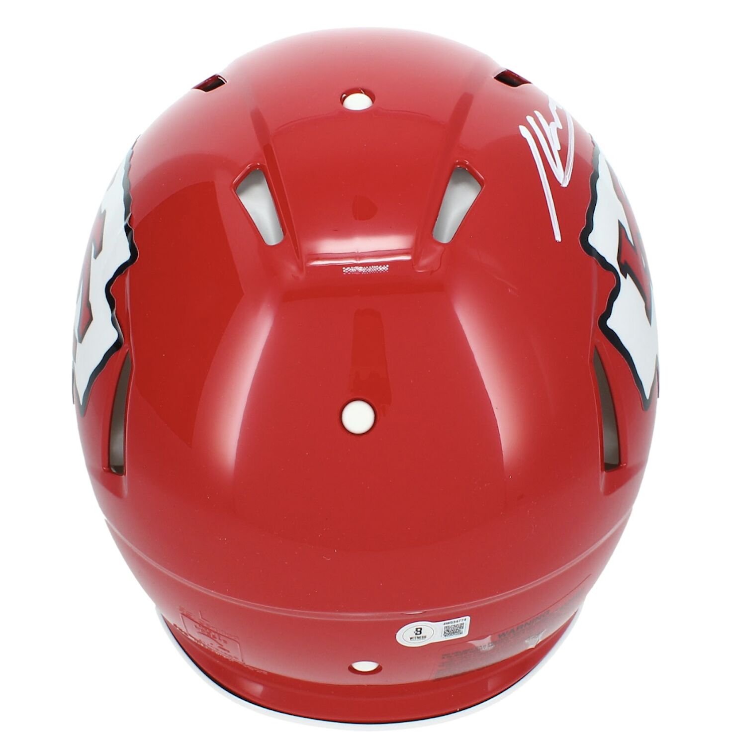 Kenneth Walker III Autographed Kansas City Chiefs Throwback Authentic Speed Helmet Beckett