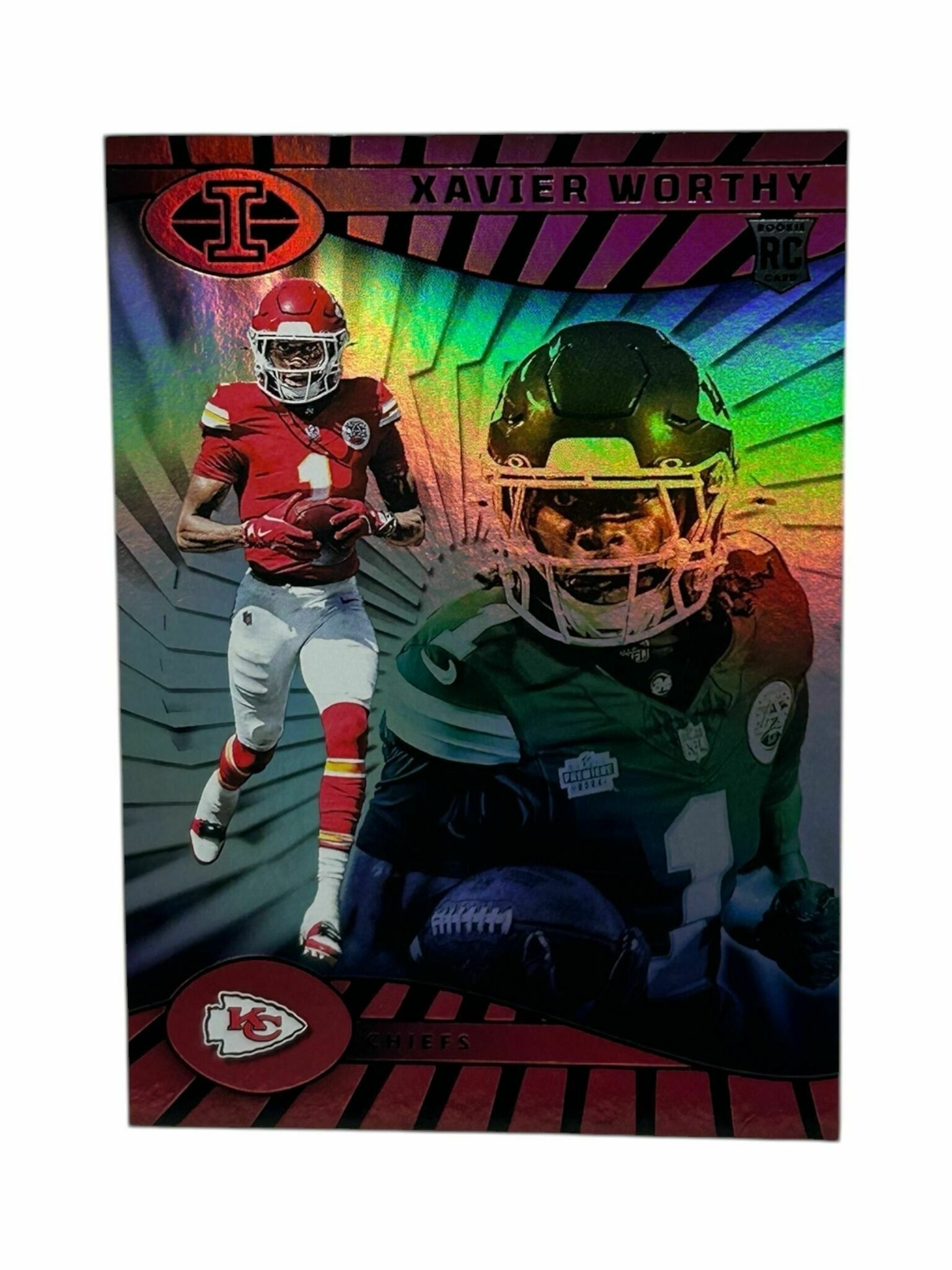 Xavier Worthy 2024 Panini Illusions Football Rookie Trading Card