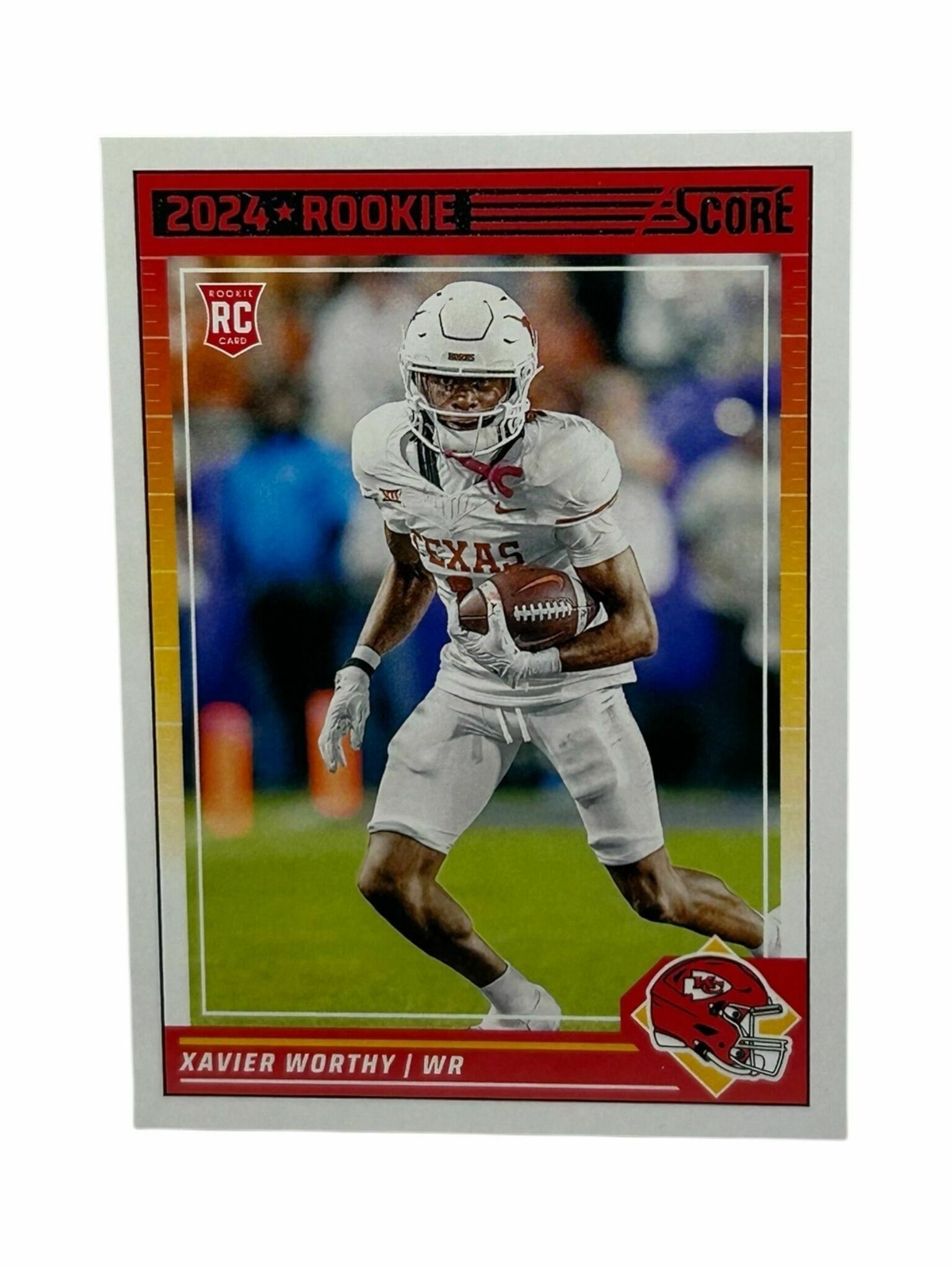 Xavier Worthy 2024 Panini Score Football Rookie Trading Card