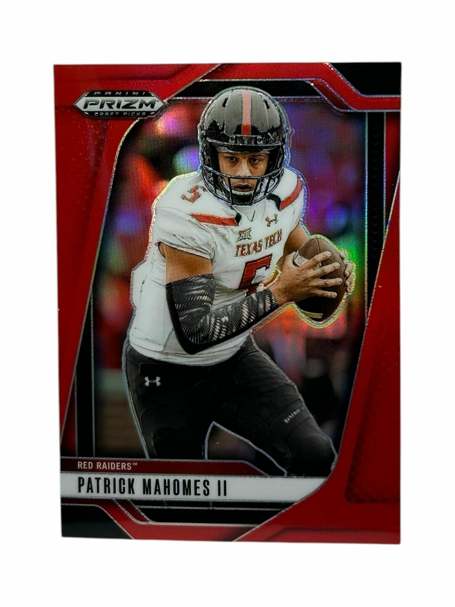 Patrick Mahomes 2025 Panini Prizm Football Prizm Red /399 Trading Card