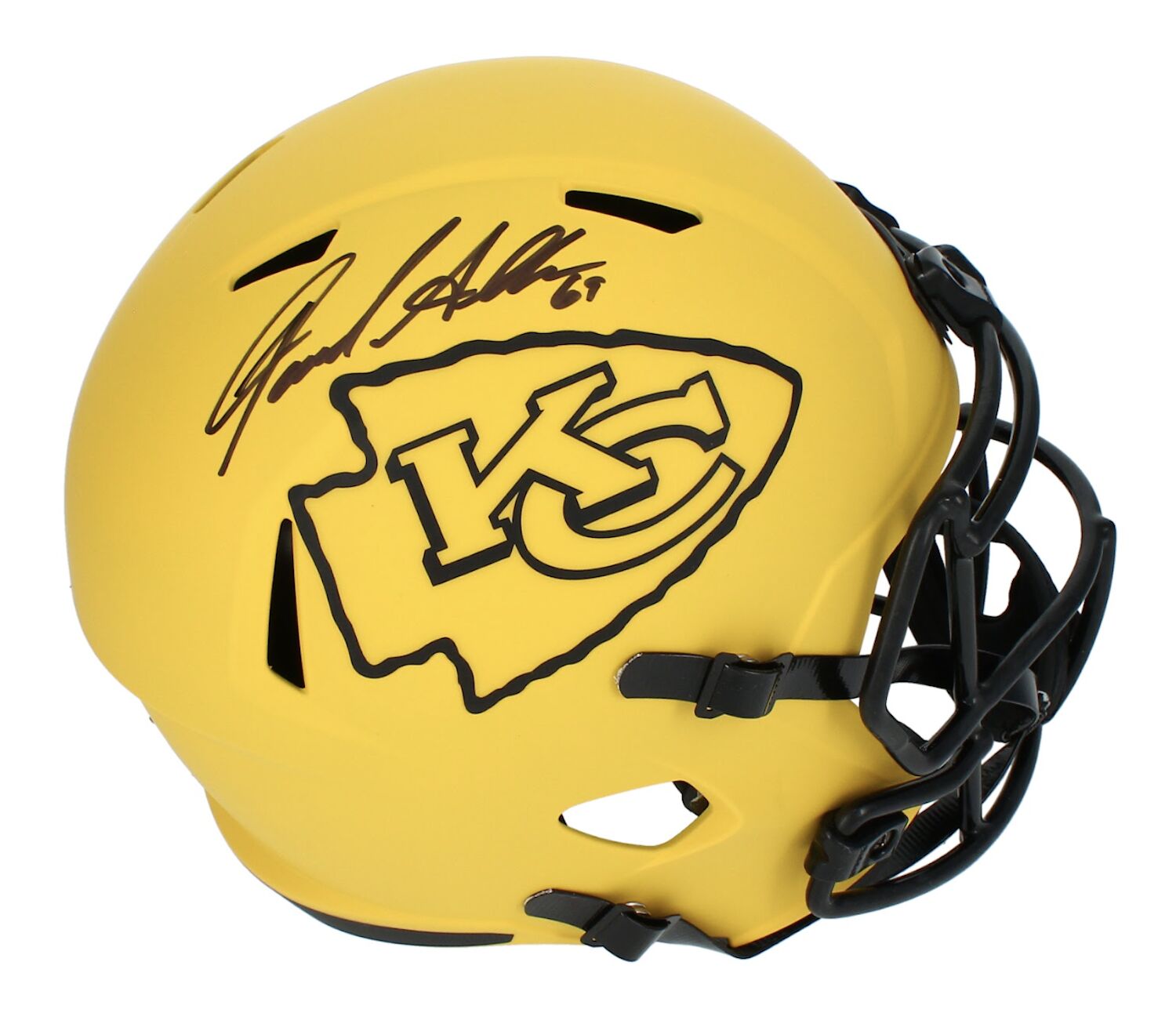 Jared Allen Autographed Kansas City Chiefs 'RAVE' Full Size Speed Helmet Beckett
