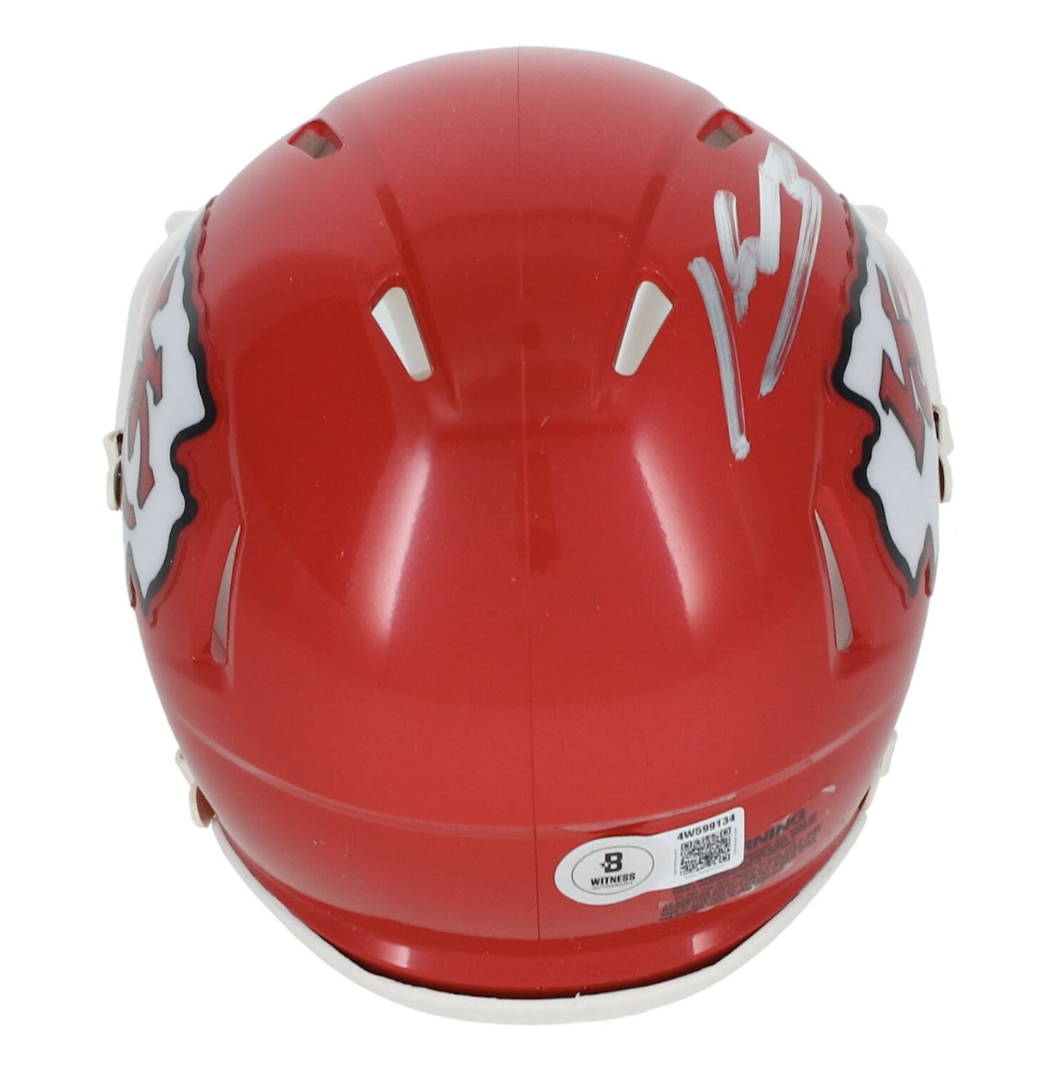 Kenneth Walker III Autographed Kansas City Chiefs Mini Speed Helmet Beckett