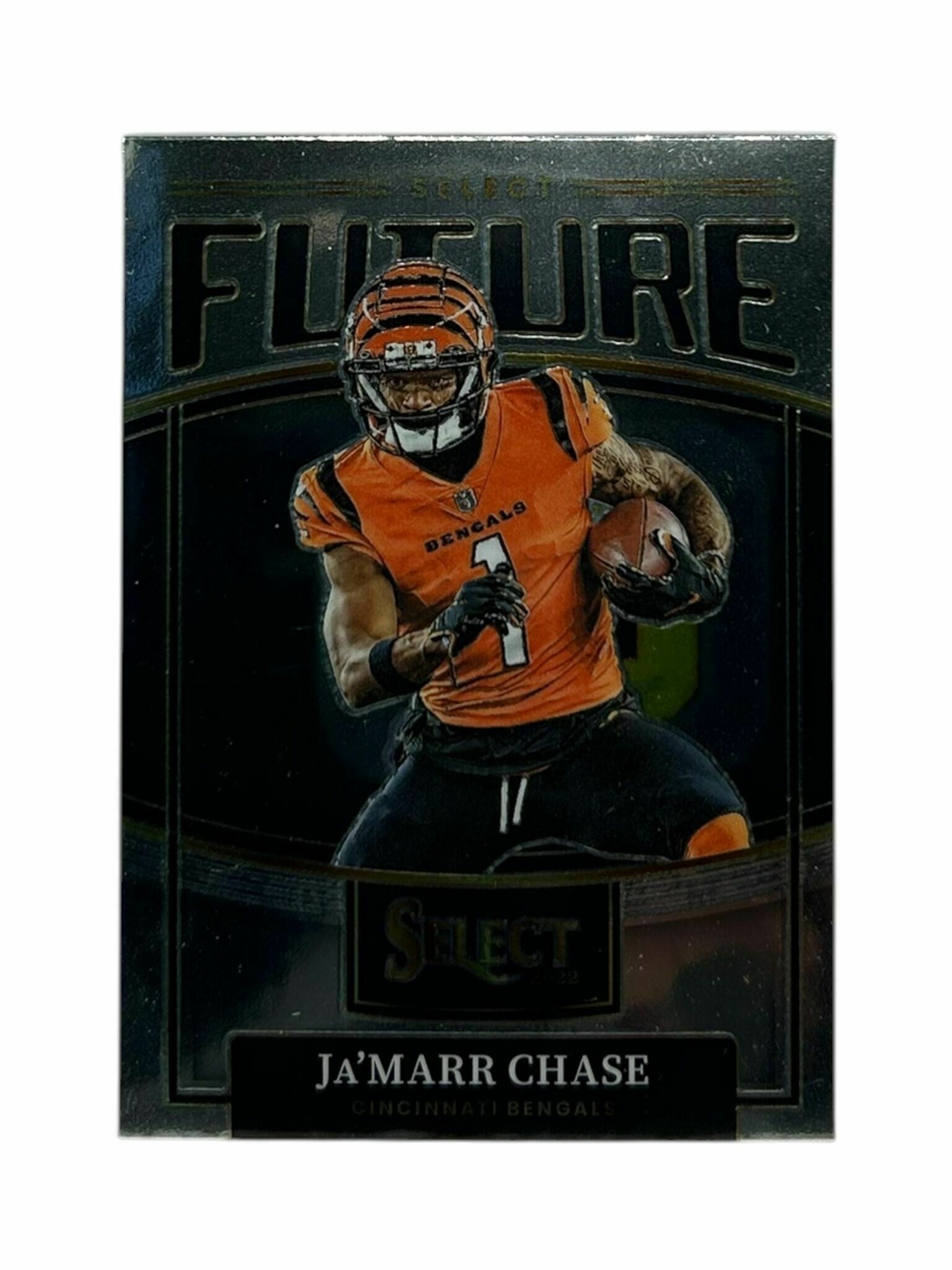 Ja'Marr Chase 2022 Panini Select Football Premier Select Future Trading Card