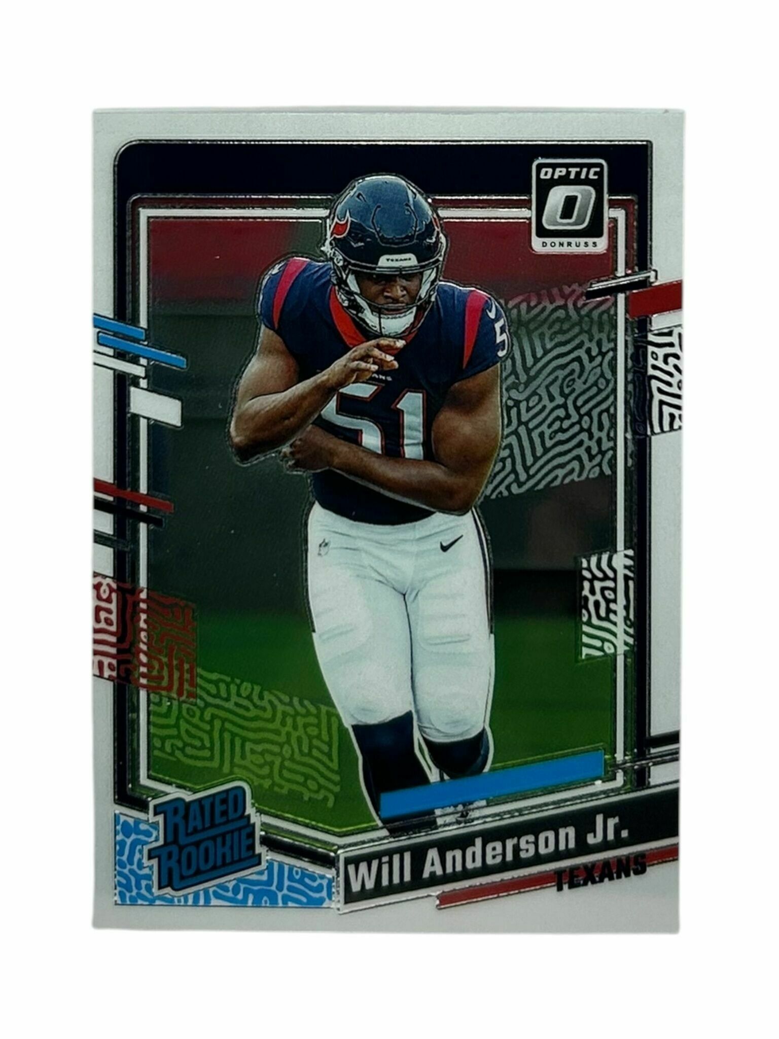 Will Anderson Jr. 2023 Panini Donruss Optic Football Rated Rookie Trading Card