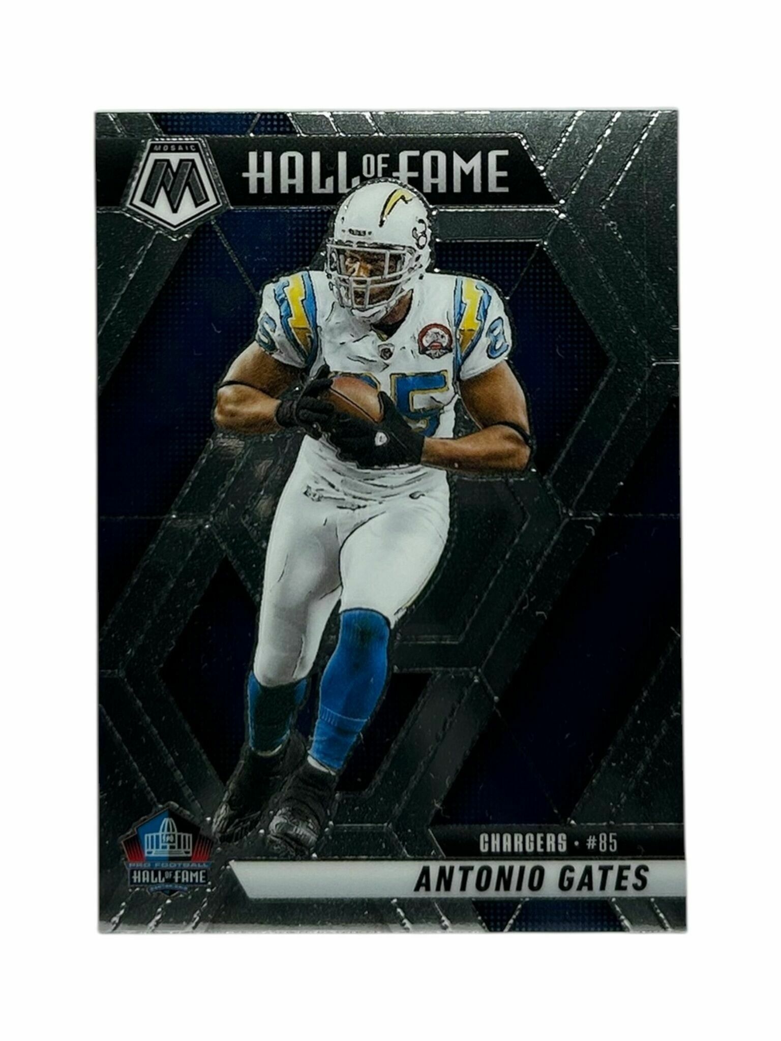 Antonio Gates 2025 Panini Mosaic Football Hall Of Fame Trading Card