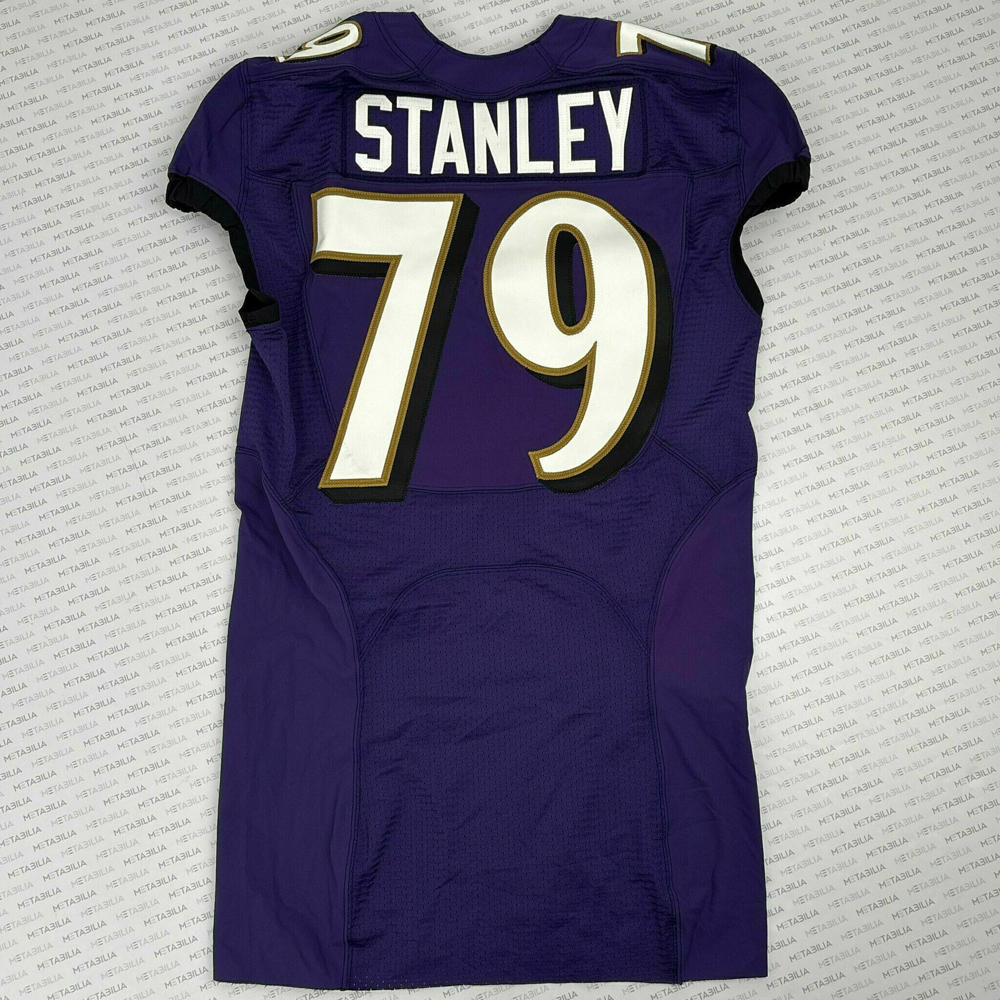 #79 Ronnie Stanley Team-Issued Purple Jersey