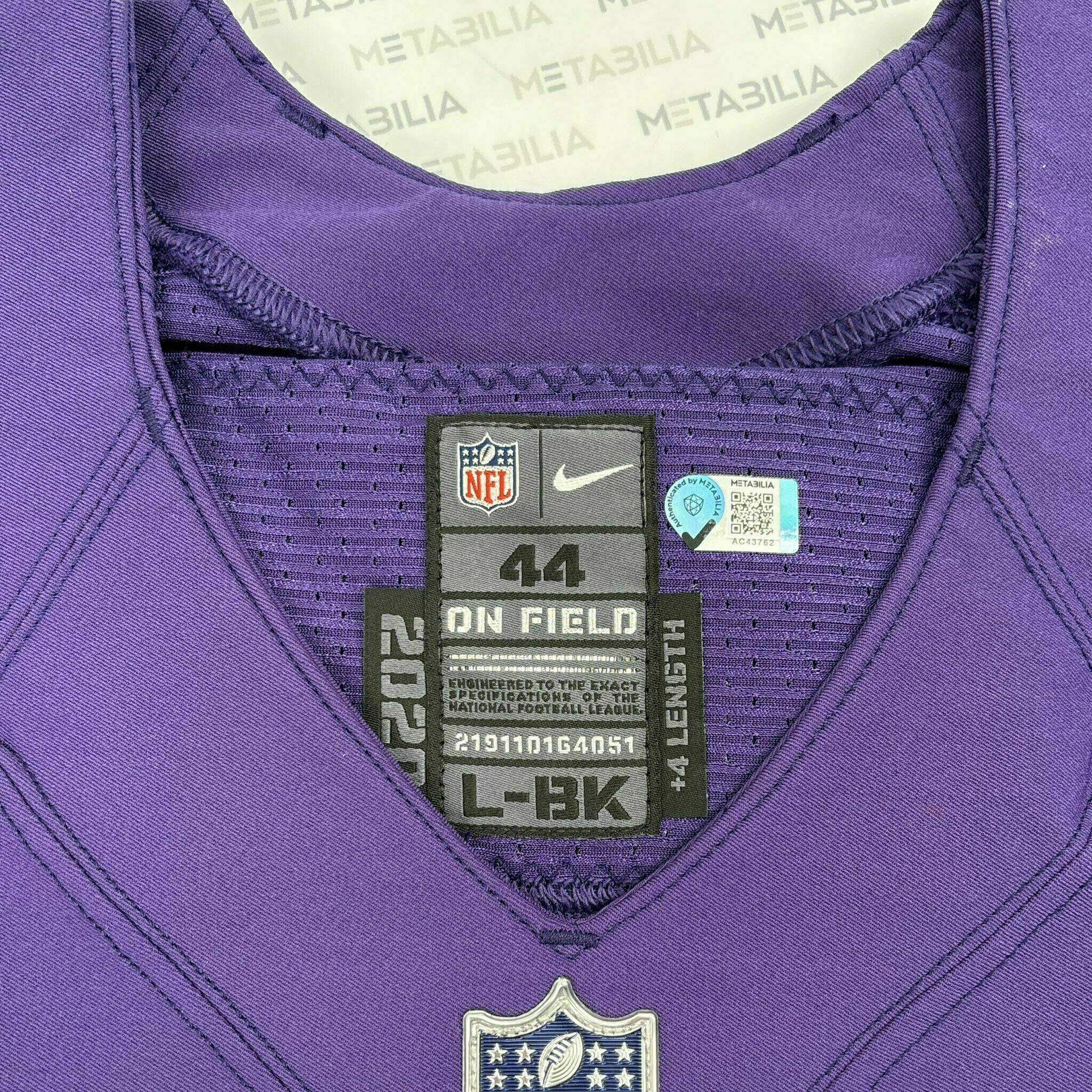 #79 Ronnie Stanley Team-Issued Purple Jersey