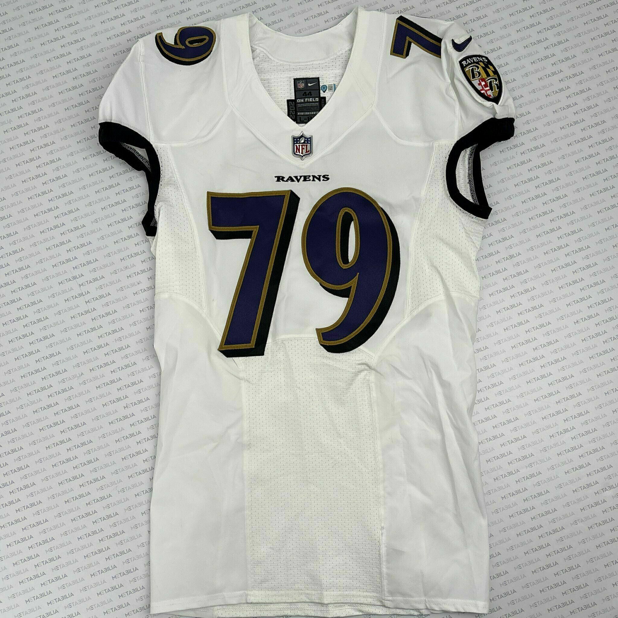 #79 Ronnie Stanley Team-Issued White Jersey