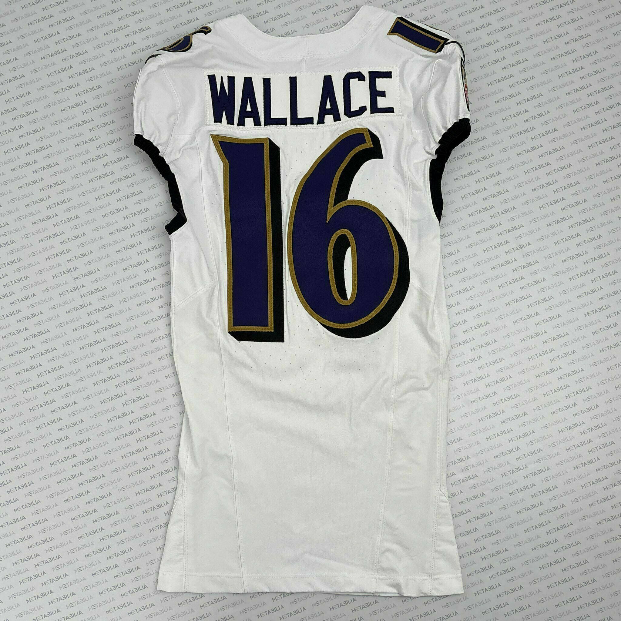 #16 Tylan Wallace Team-Issued White Jersey