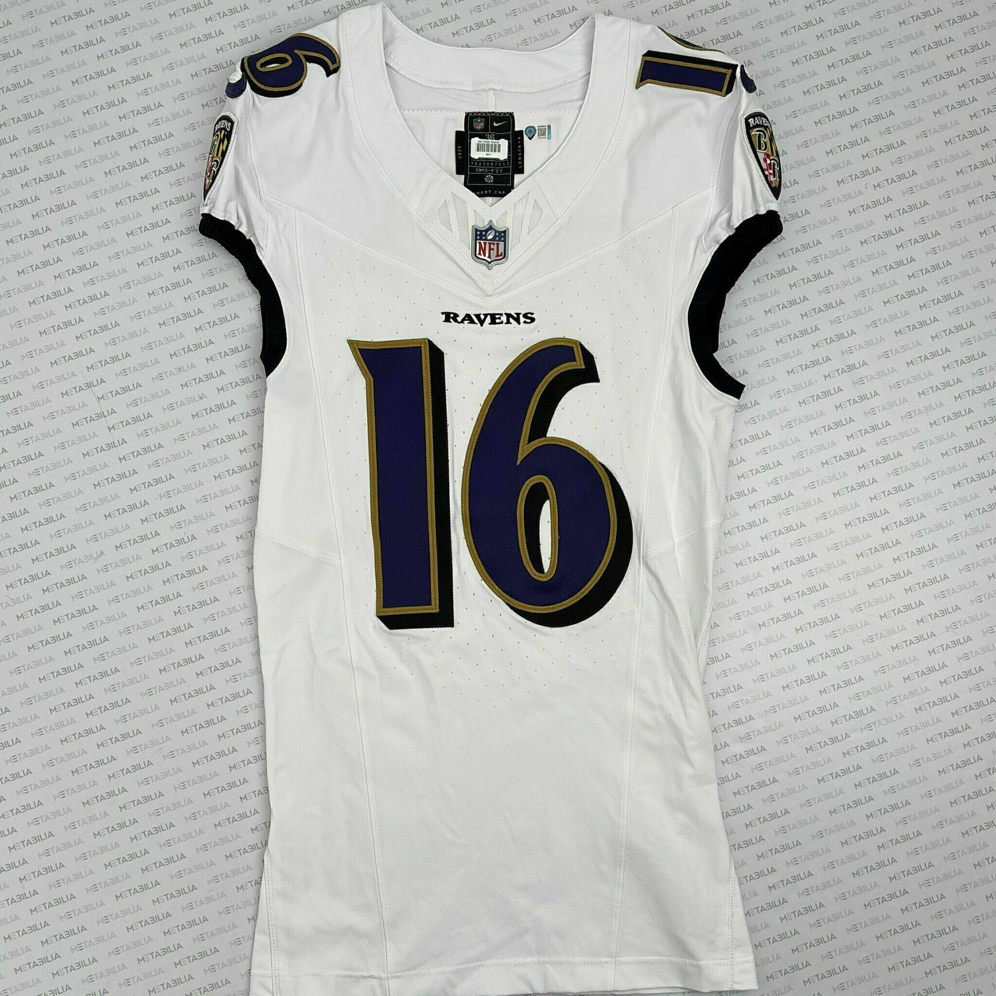 #16 Tylan Wallace Team-Issued White Jersey