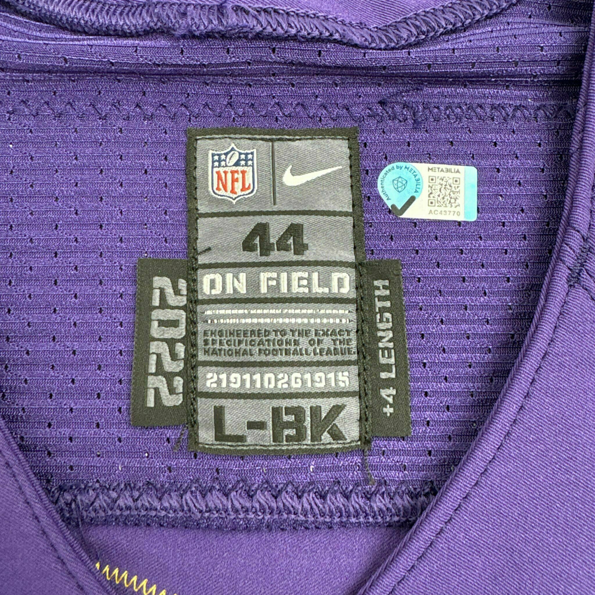 #18 Roquan Smith Team-Issued Purple Jersey
