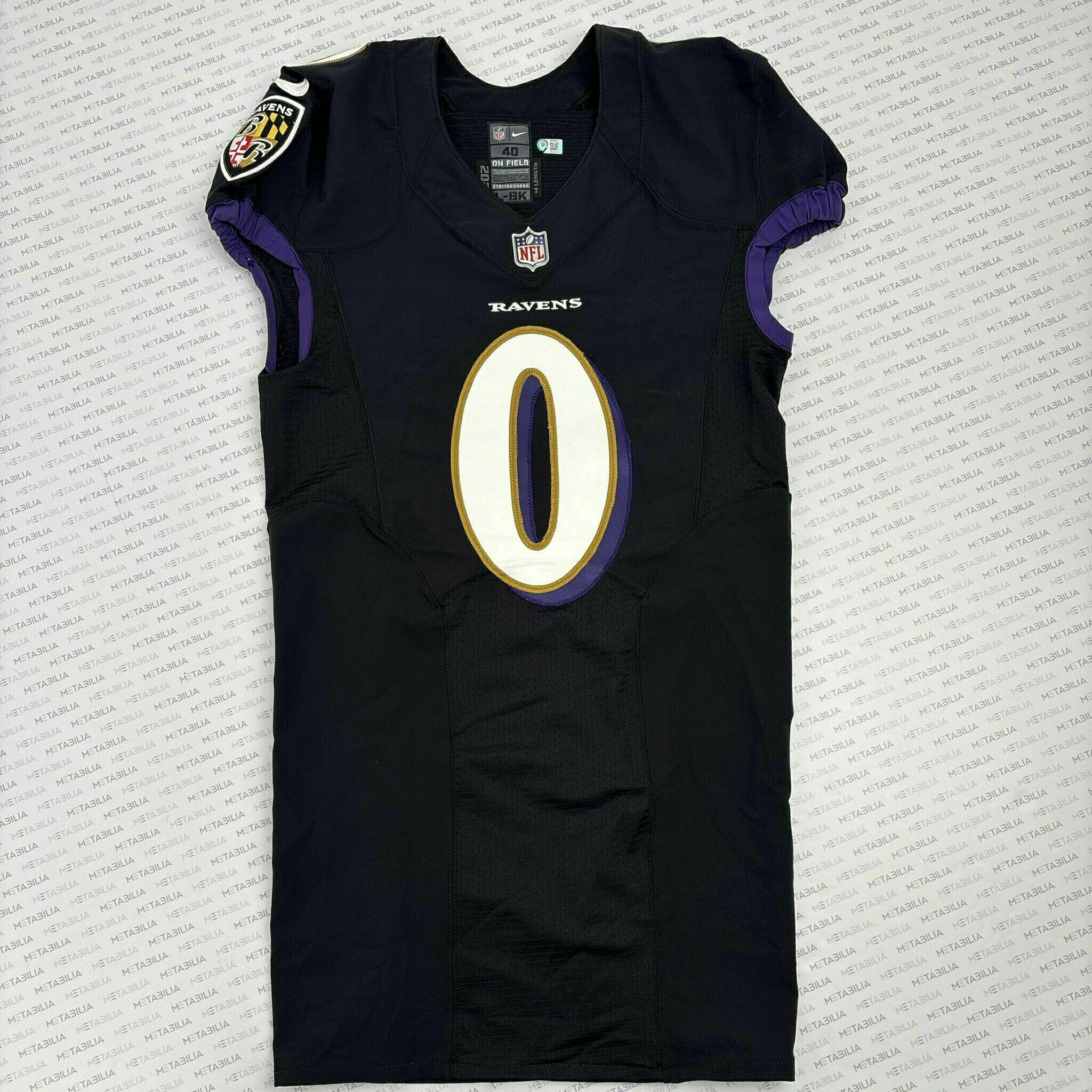 #0 Roquan Smith Team-Issued Black Jersey
