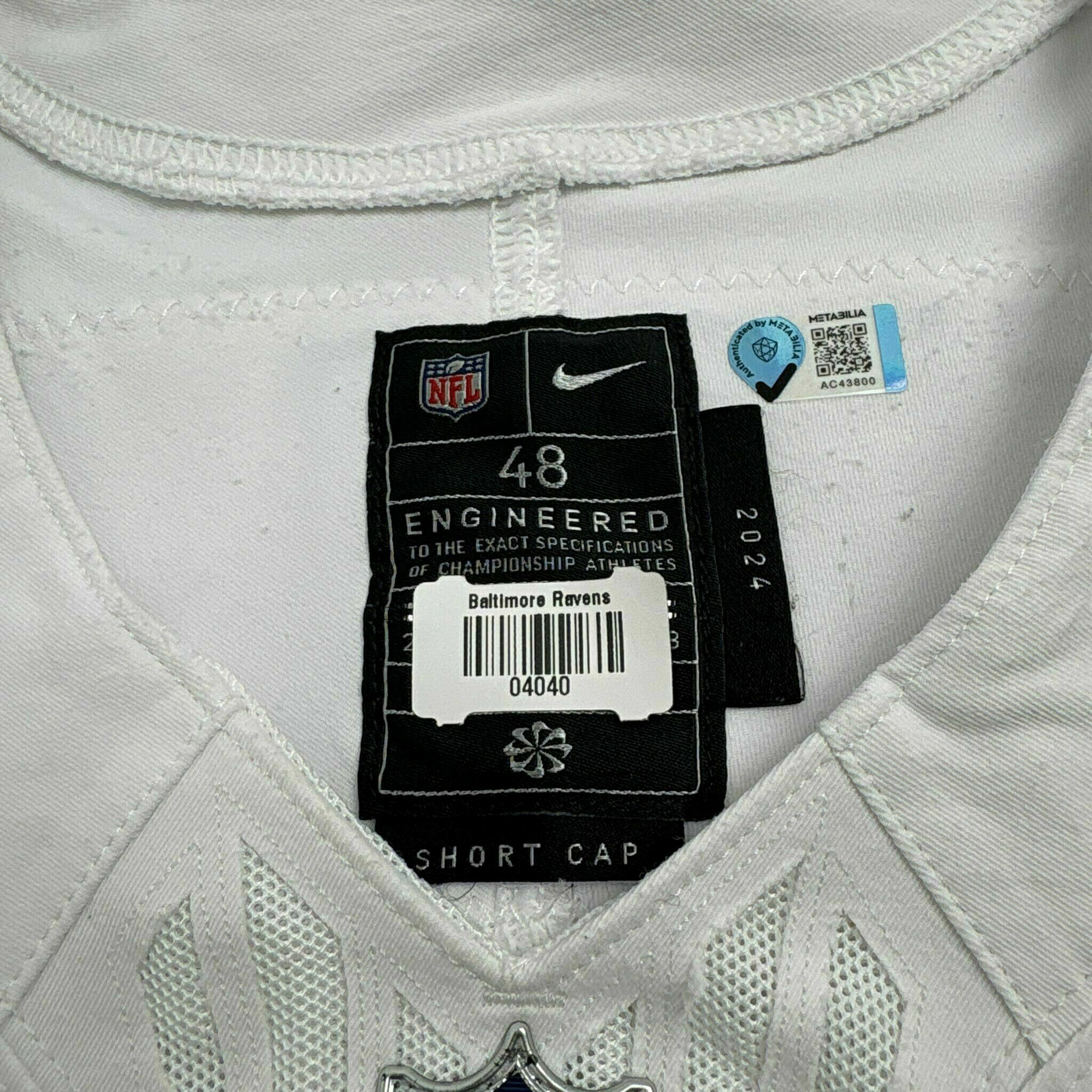 #66 Ben Cleveland Team-Issued White Jersey