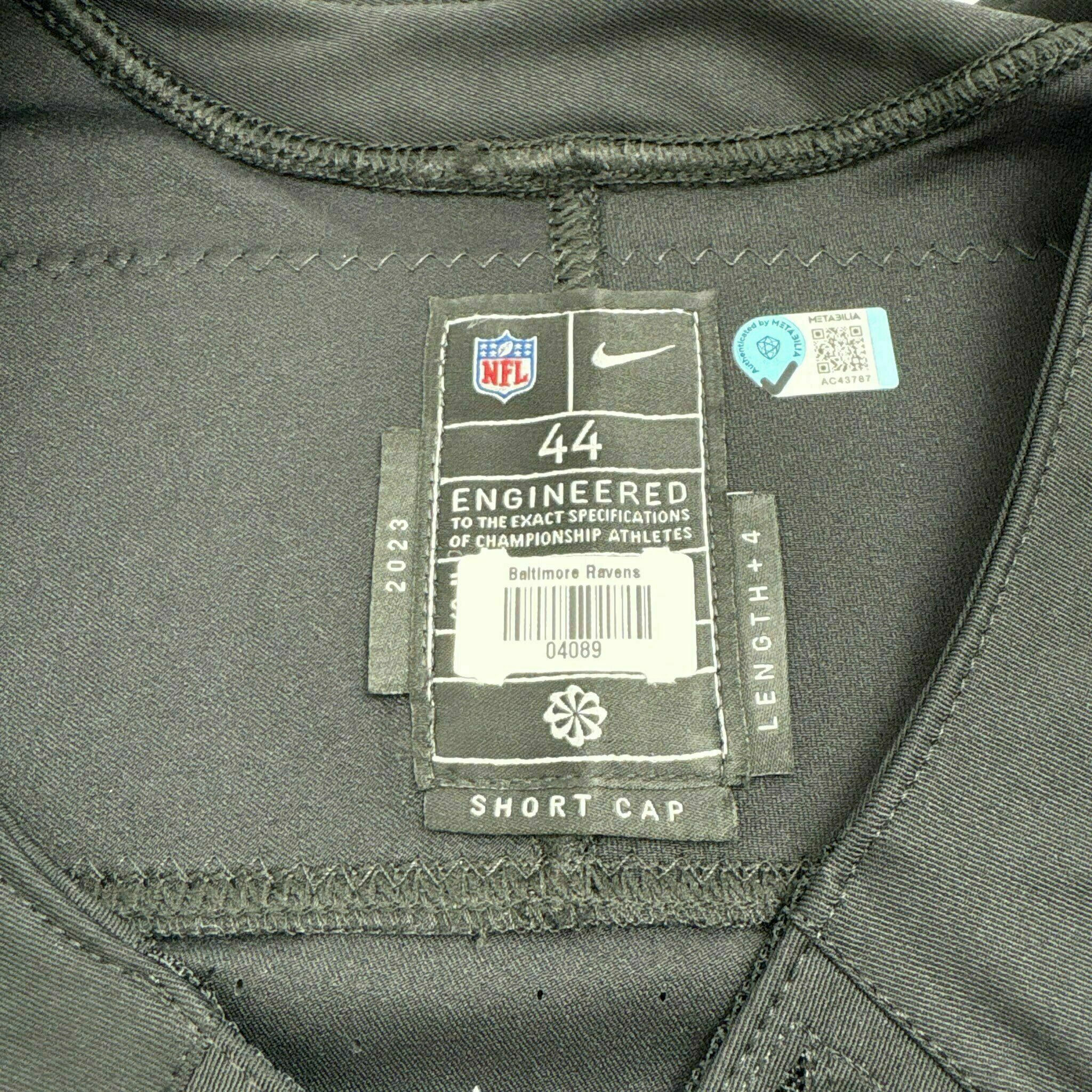 #96 Broderick Washington Team-Issued Black Jersey