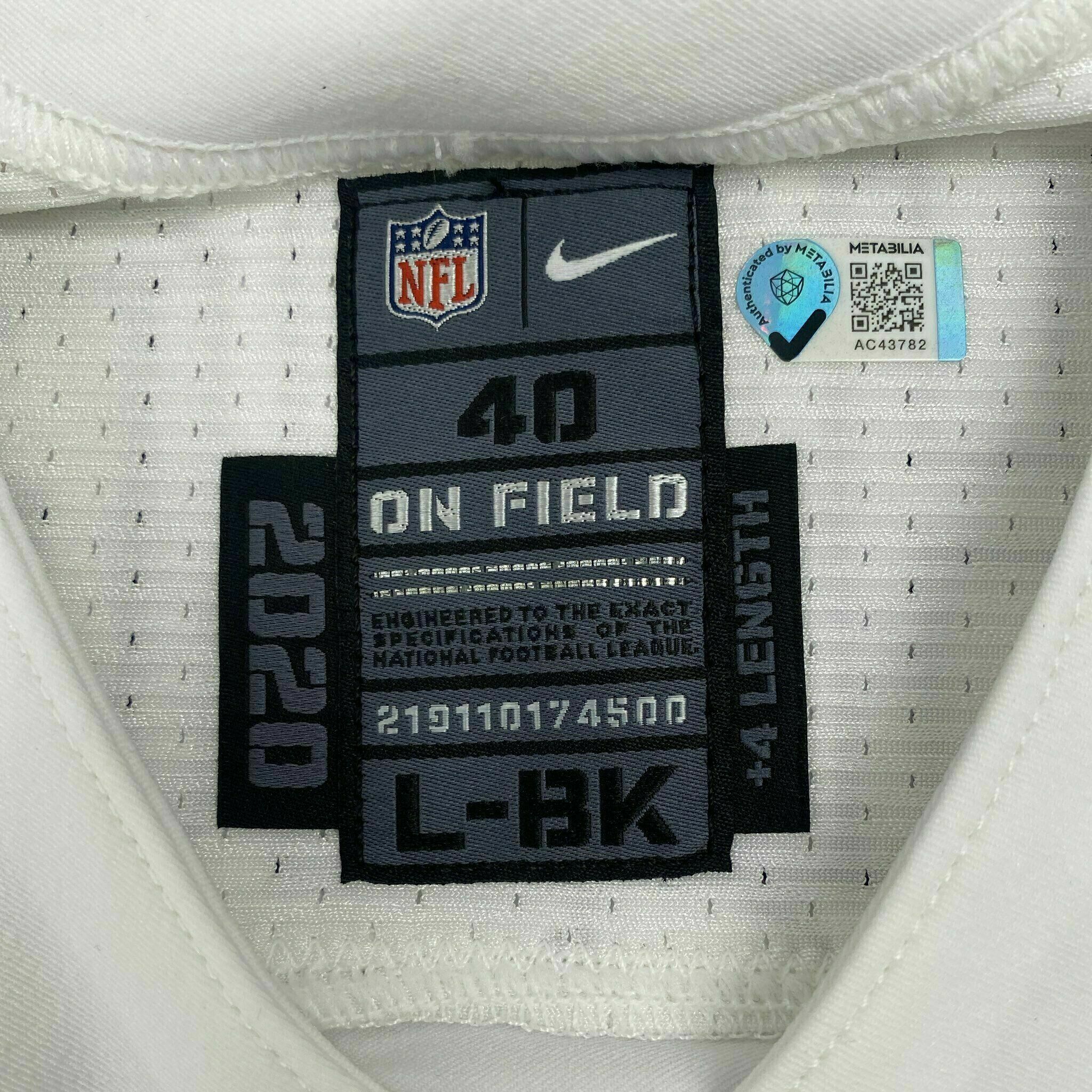 #96 Broderick Washington Team-Issued White Jersey