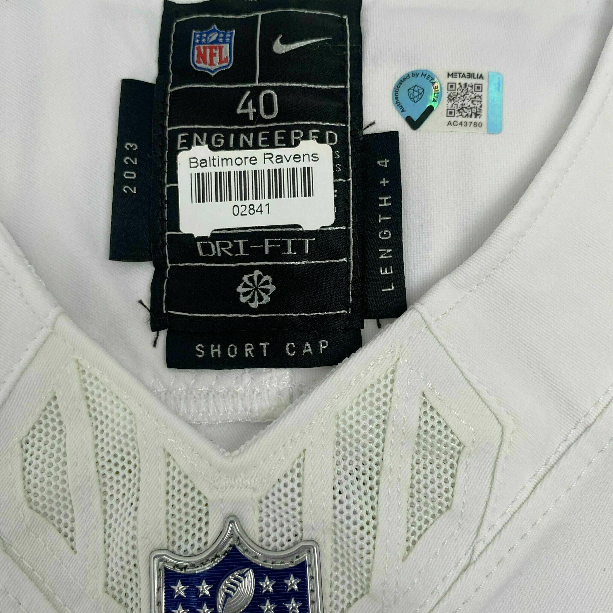 #11 Jordan Stout Team-Issued White Jersey